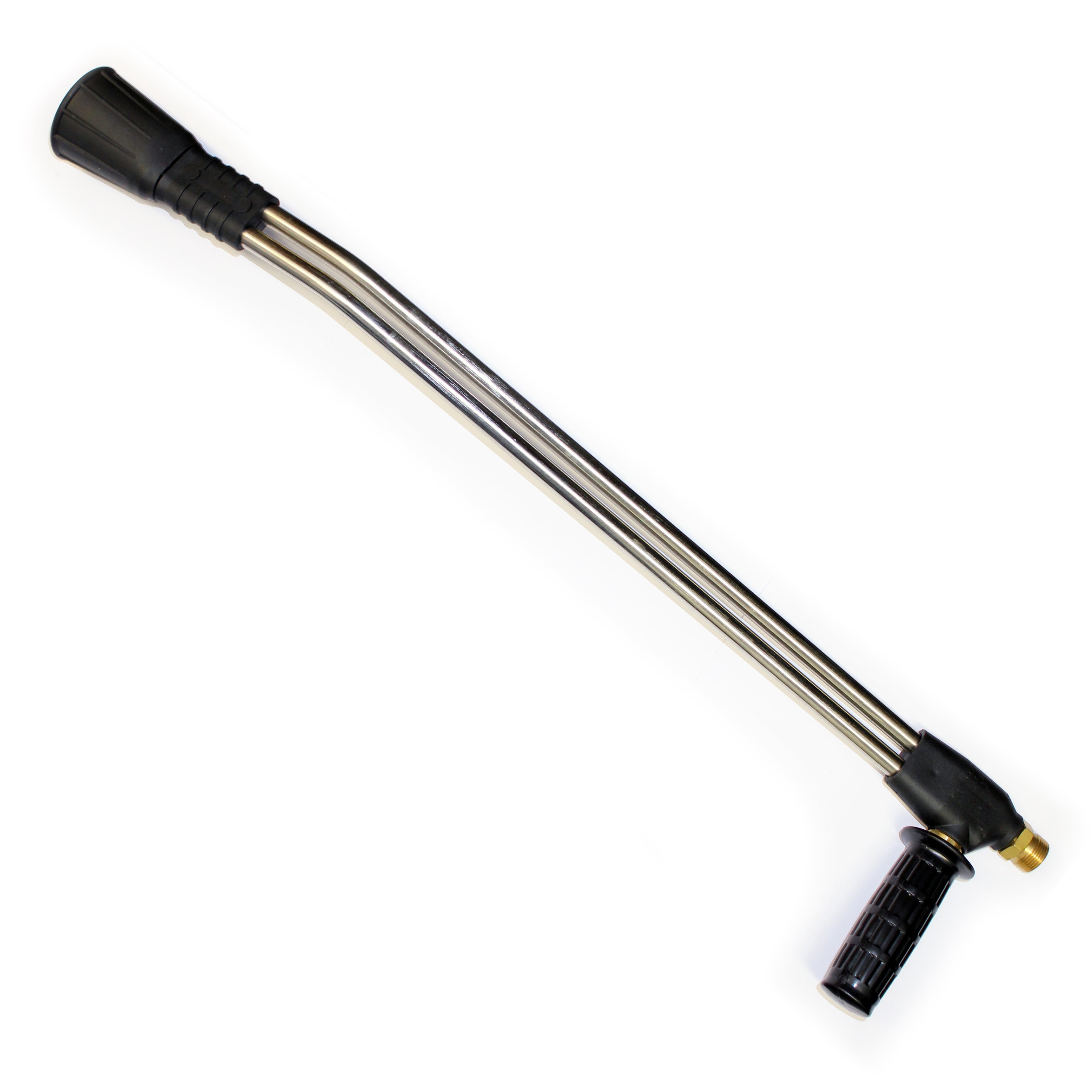 Lance double avec poignée latérale pour double haute/basse pression 700 mm (entrée mâle M22)