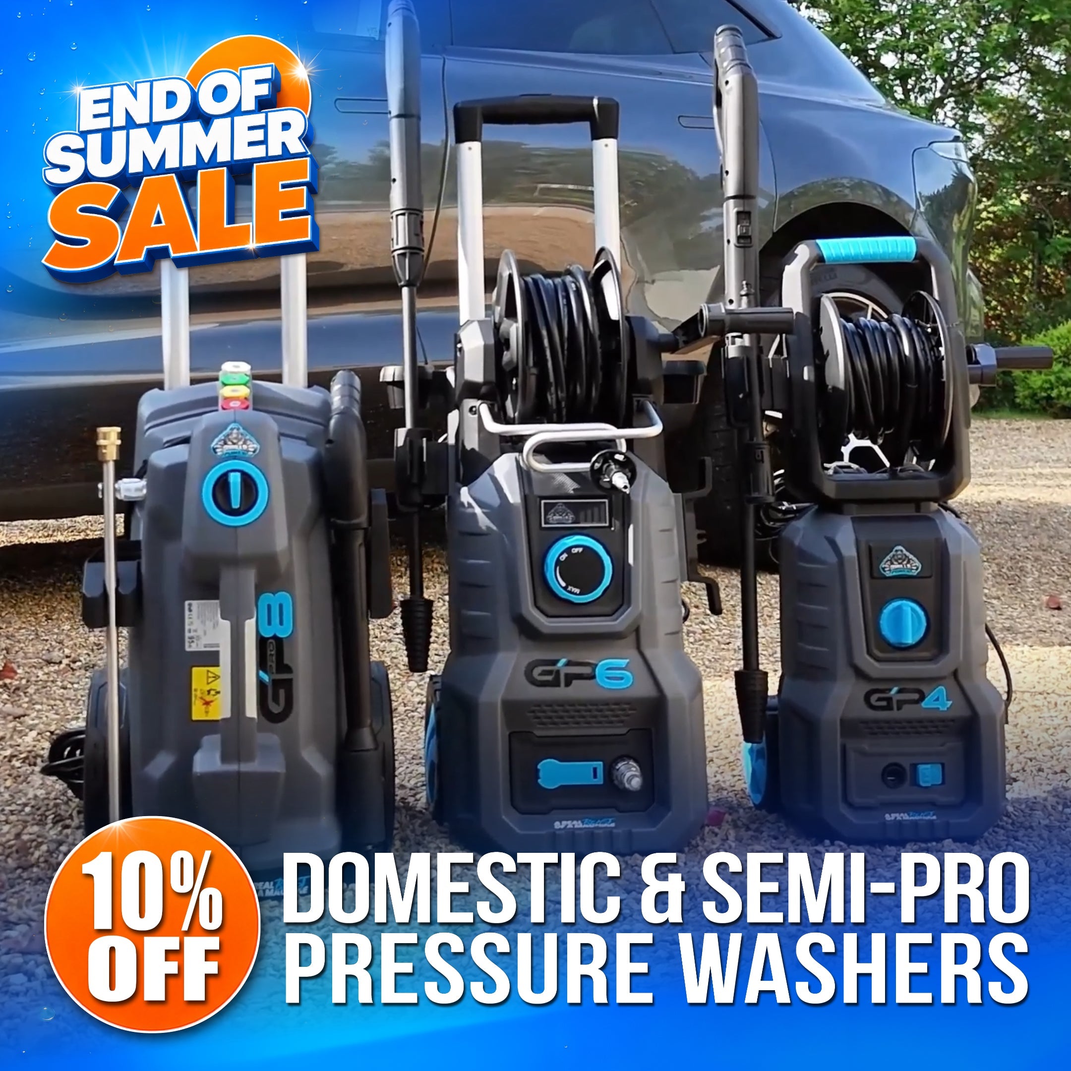 End of Summer Sale: 10% OFF Domestic & Semi Pro Pressure Washers