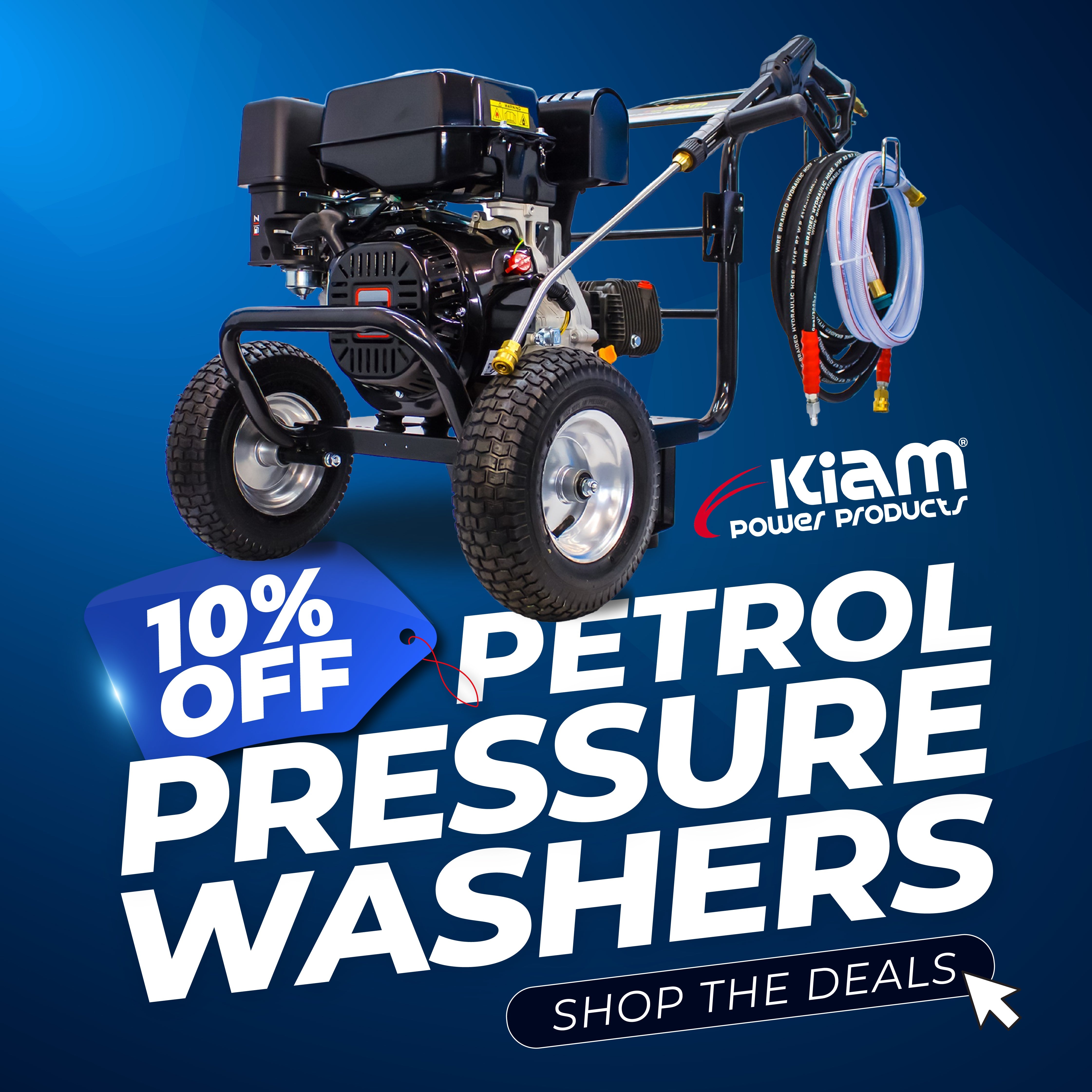 BLACK FRIDAY SALE - 10% OFF Pro-Grade Petrol & Diesel Pressure Washers