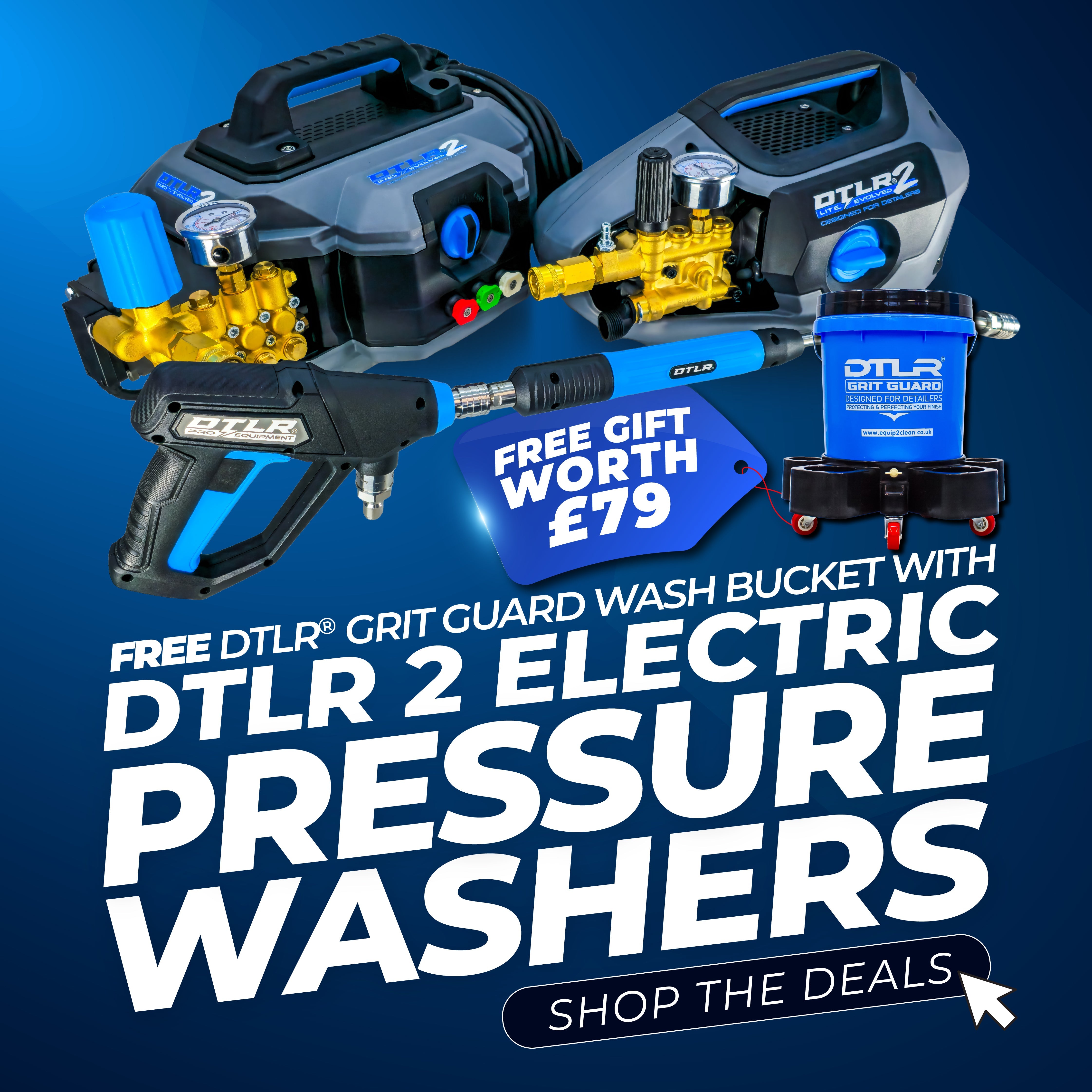 BLACK FRIDAY SALE - FREE DTLR Grit Guard Wash bucket worth £79.95