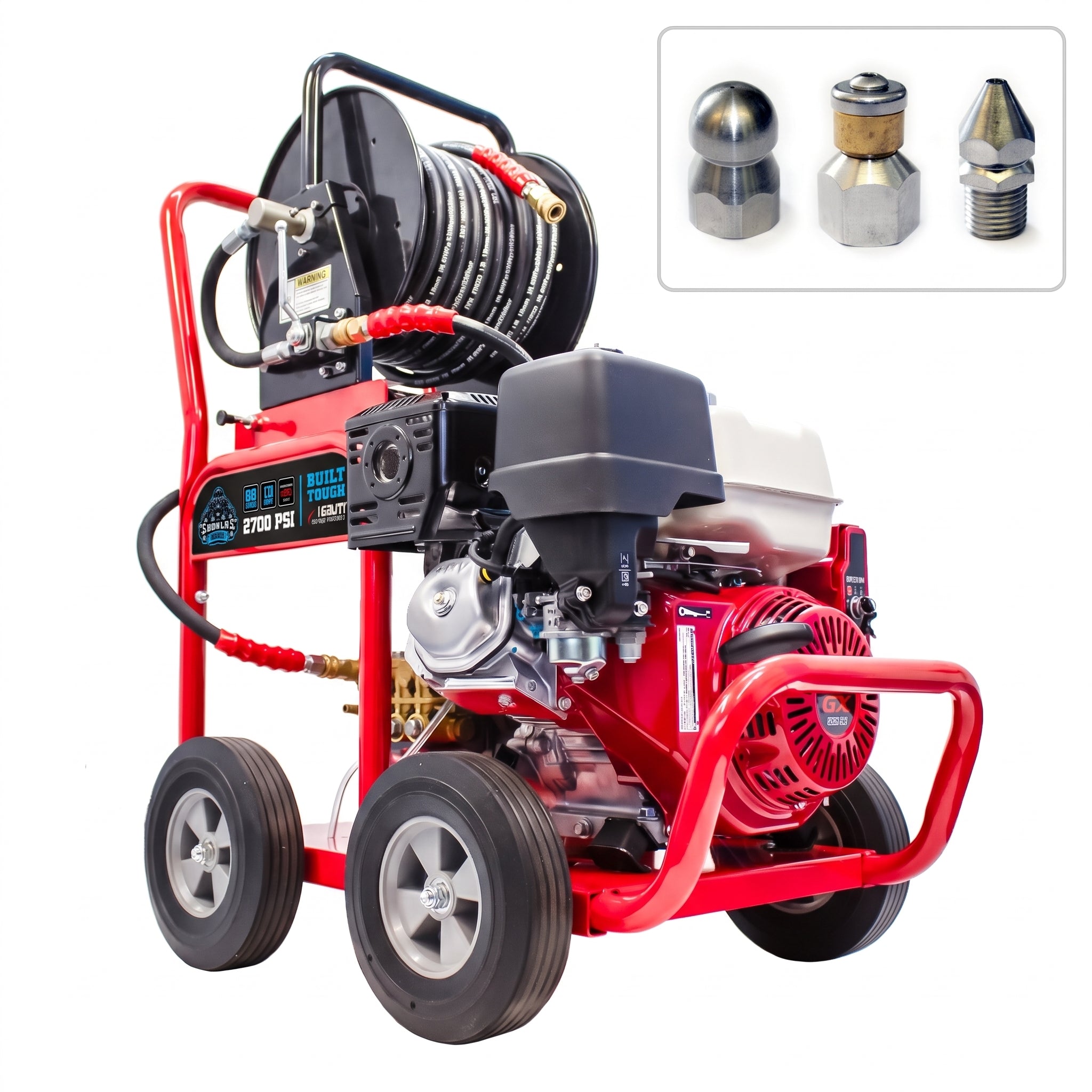 Kiam GORILLA POWER® 25LPM Drain Jetter 2700PSI 13HP Honda GX390