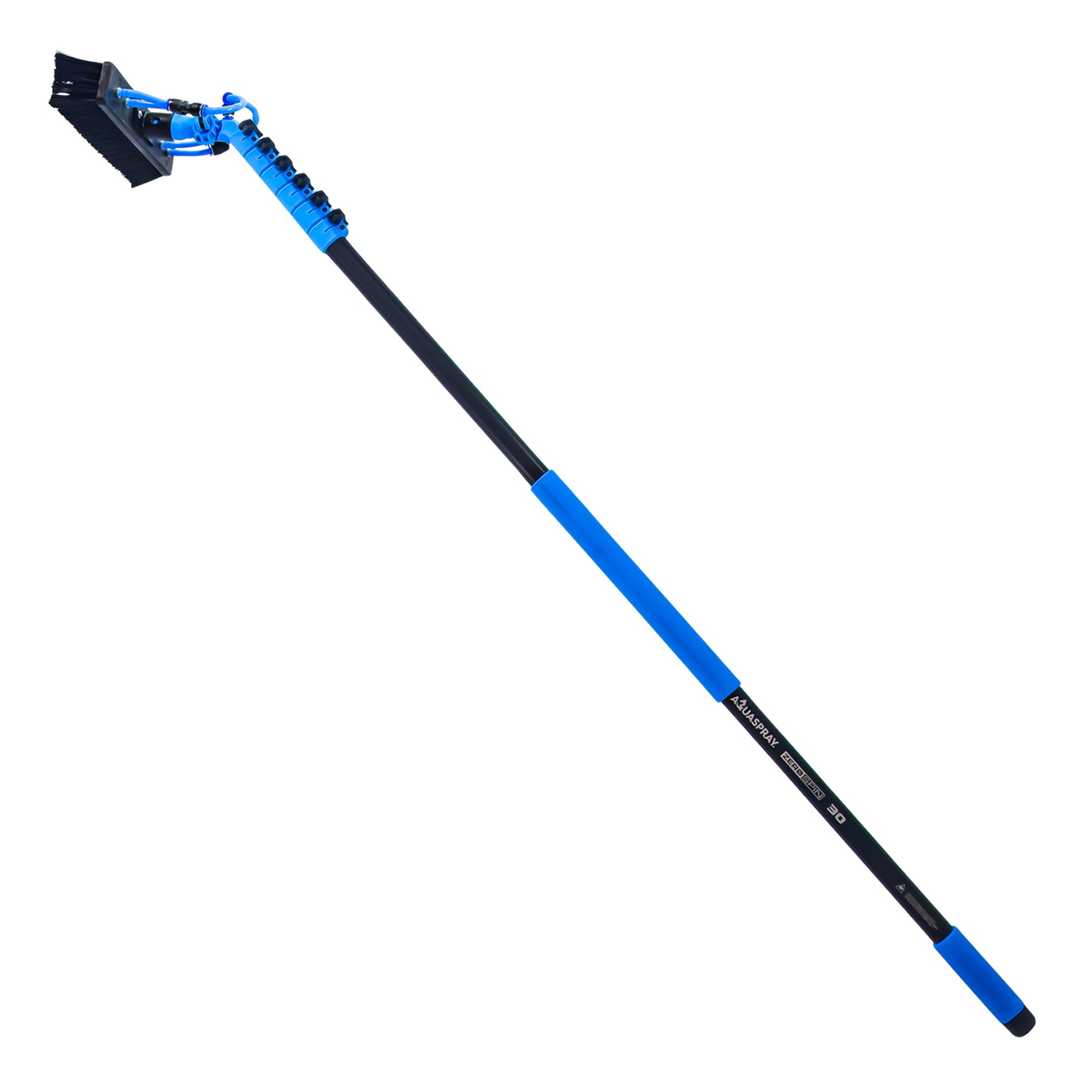 Réservoir de pulvérisation d'eau à piles Aquaspray Pro 45 L avec poteau de 30 pieds et système de raclette