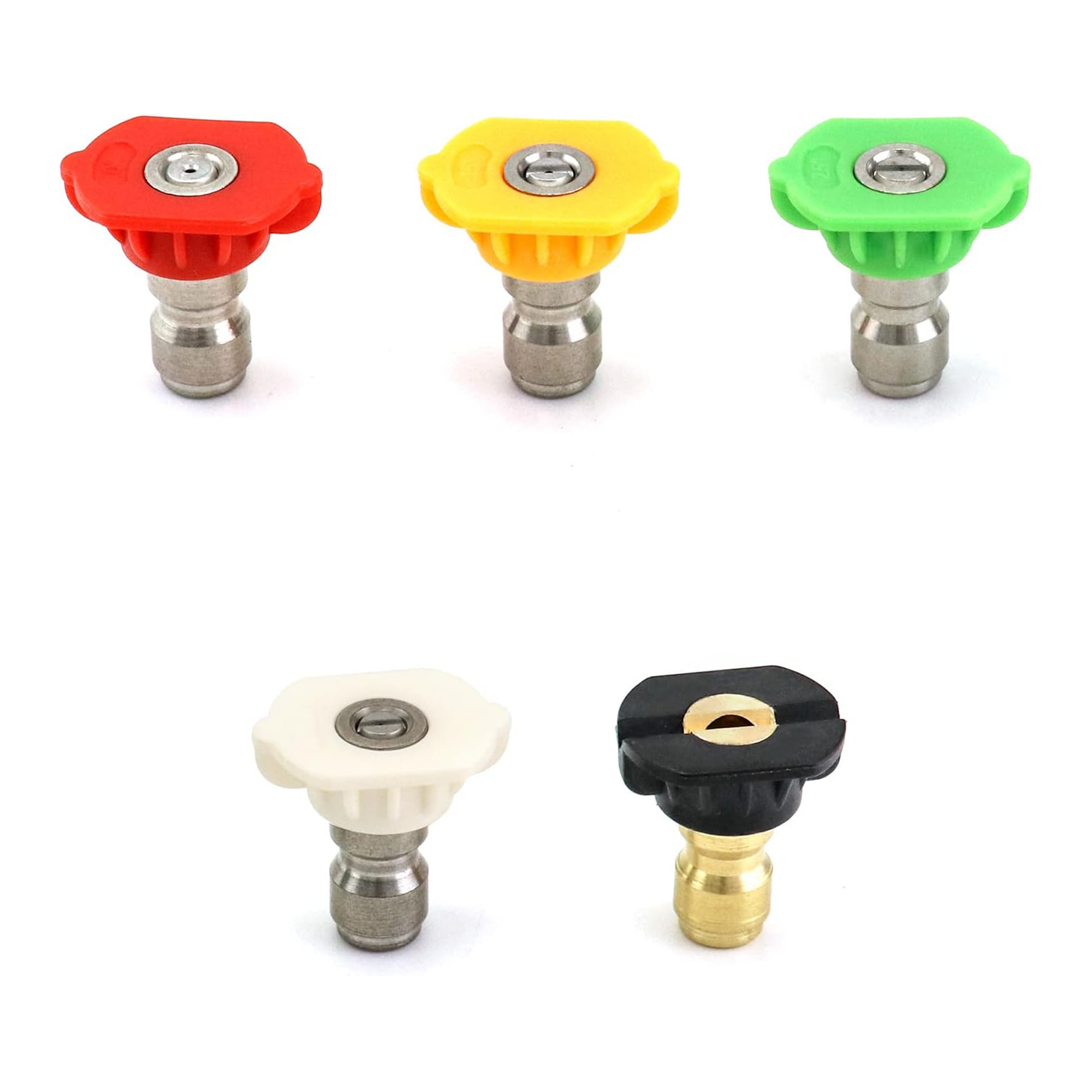 5 High Pressure Nozzle Jets Quick Release 0° / 15° / 25° / 40° / 65°