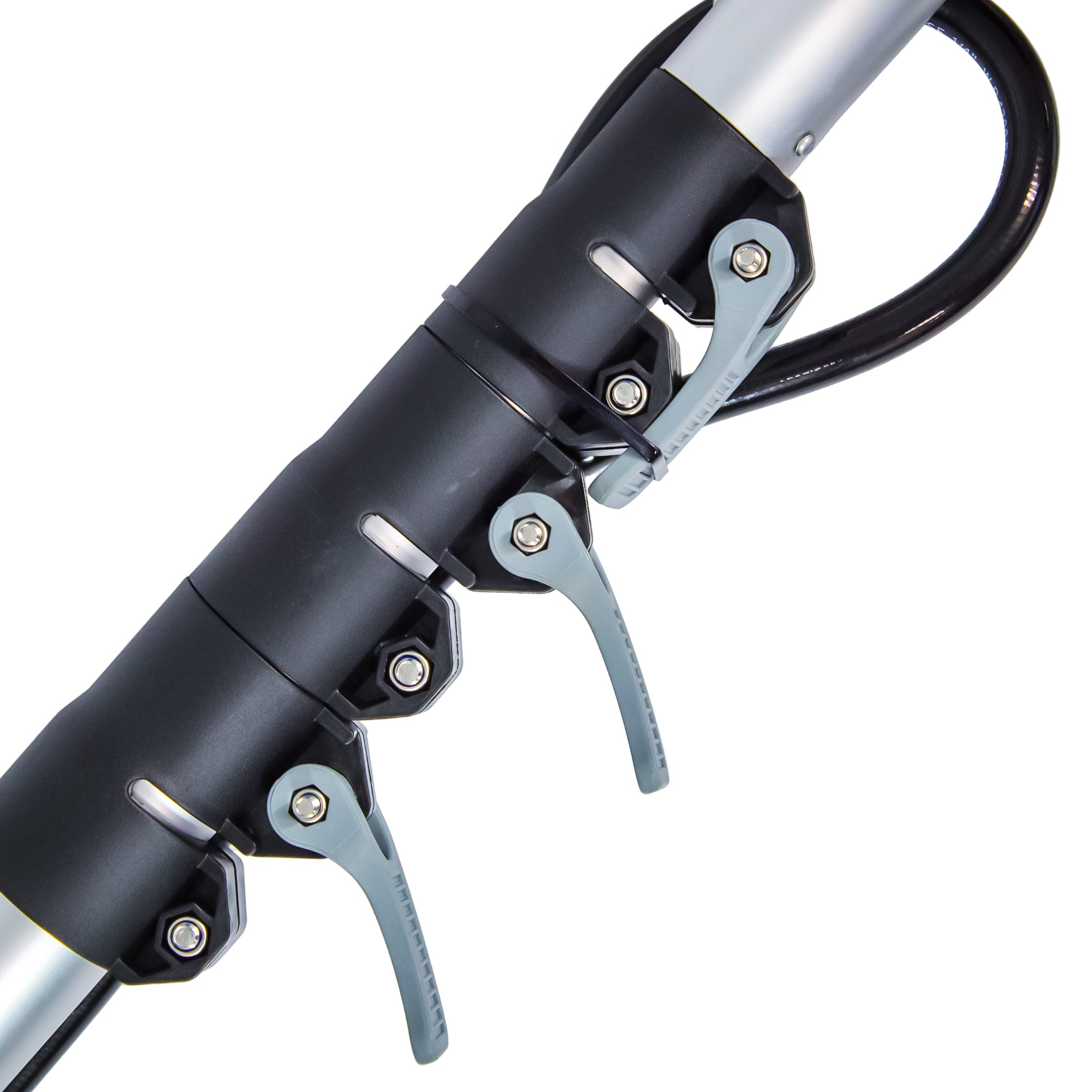 Aquaspray® Rotary Solar Panel/Roof Cleaning Brush With 18ft Telescopic ...