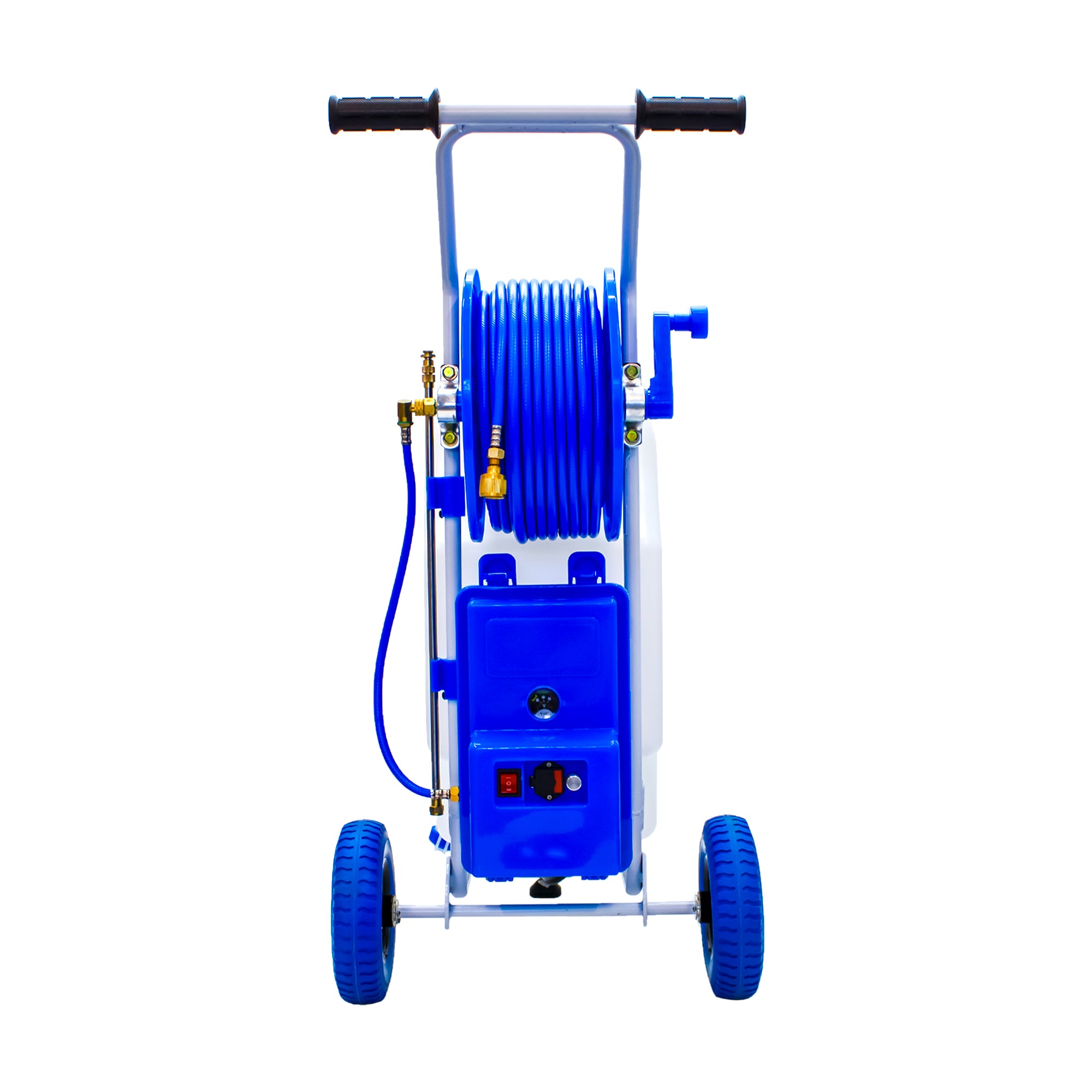Aquaspray Pro Réservoir de pulvérisation d'eau à piles de 45 L avec poteau de 25 pieds et système de raclette