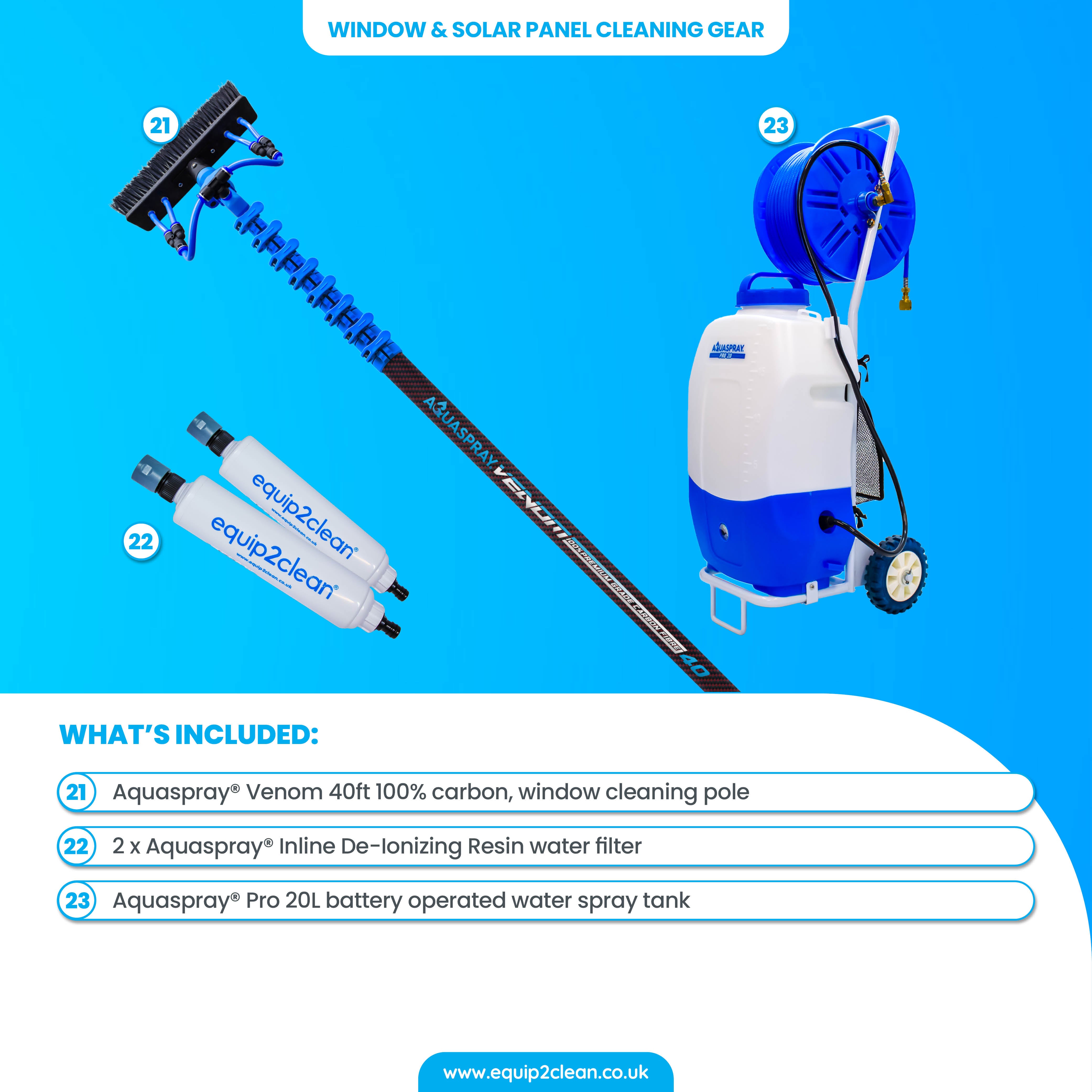 Silver - Ultimate Honda Exterior Business Start-Up Package - Pressure washing, Gutter, Window, Roof cleaning equipment