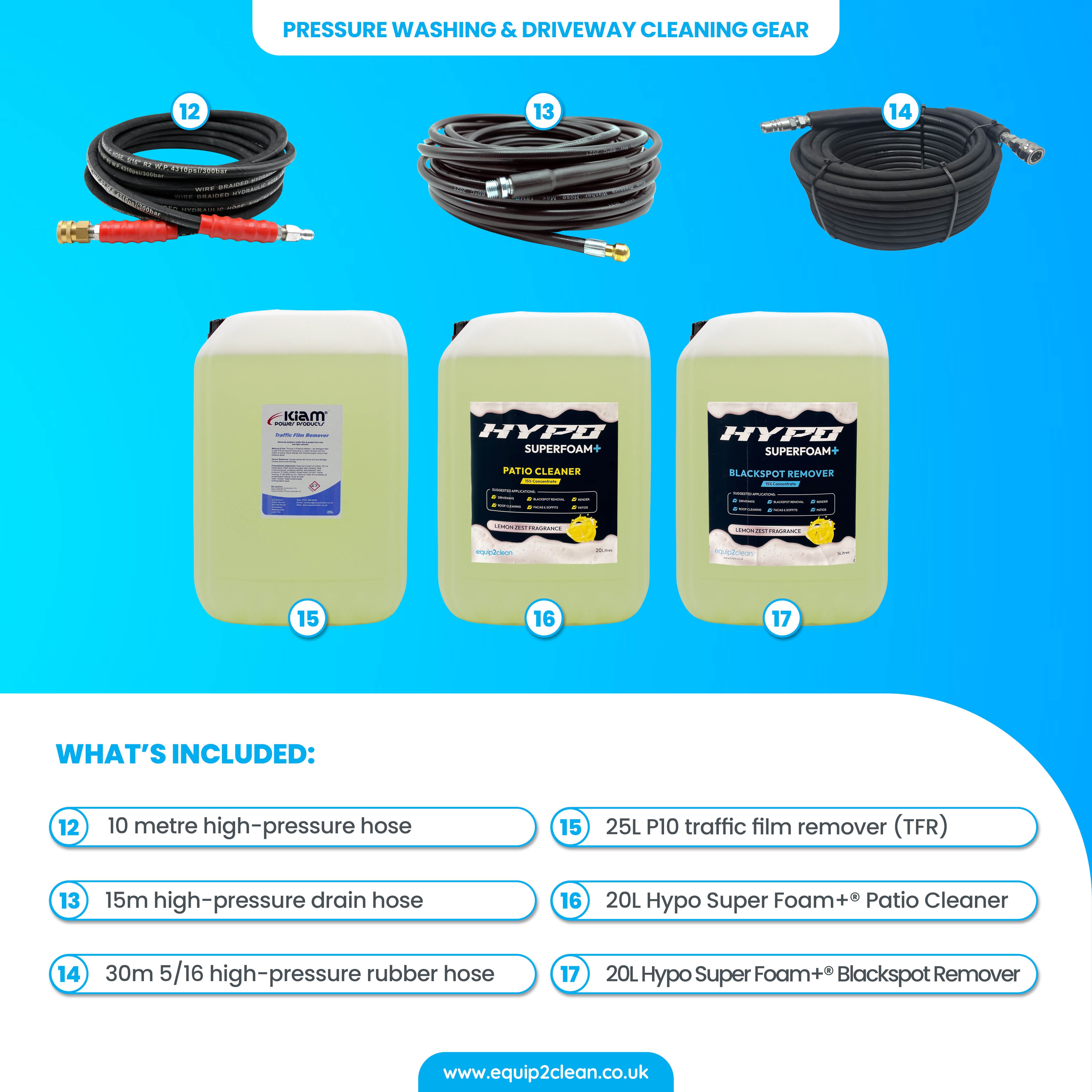 Gold Driveway Cleaning Specialist Business Start-up Package