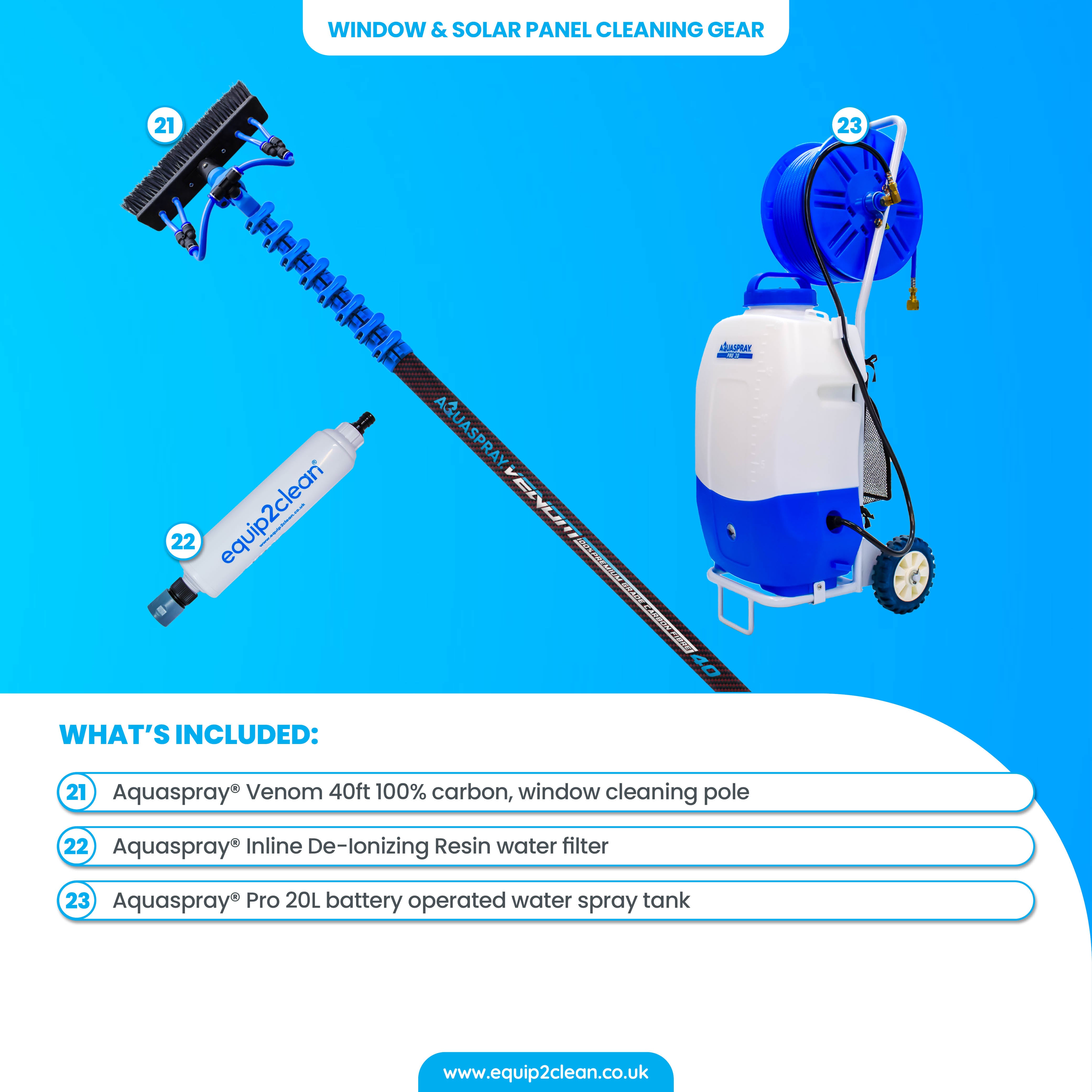 Bronze - Ultimate Honda Exterior Cleaning Business Start-Up Package - Pressure Washing, Gutter, Window, Roof Cleaning Equipment