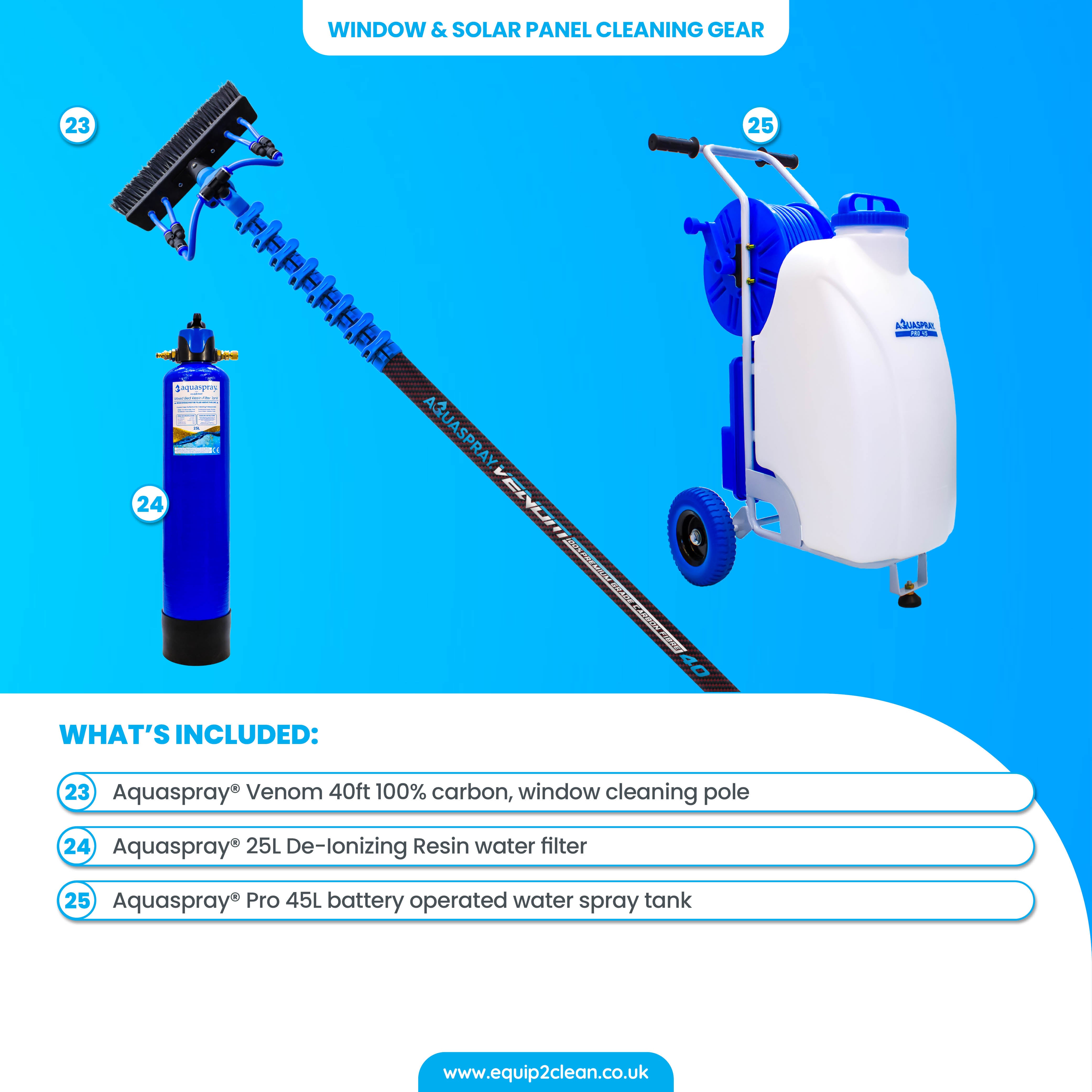 Gold - Ultimate Honda Exterior Business Start-Up Package - Pressure washing, Gutter, Window, Roof cleaning equipment