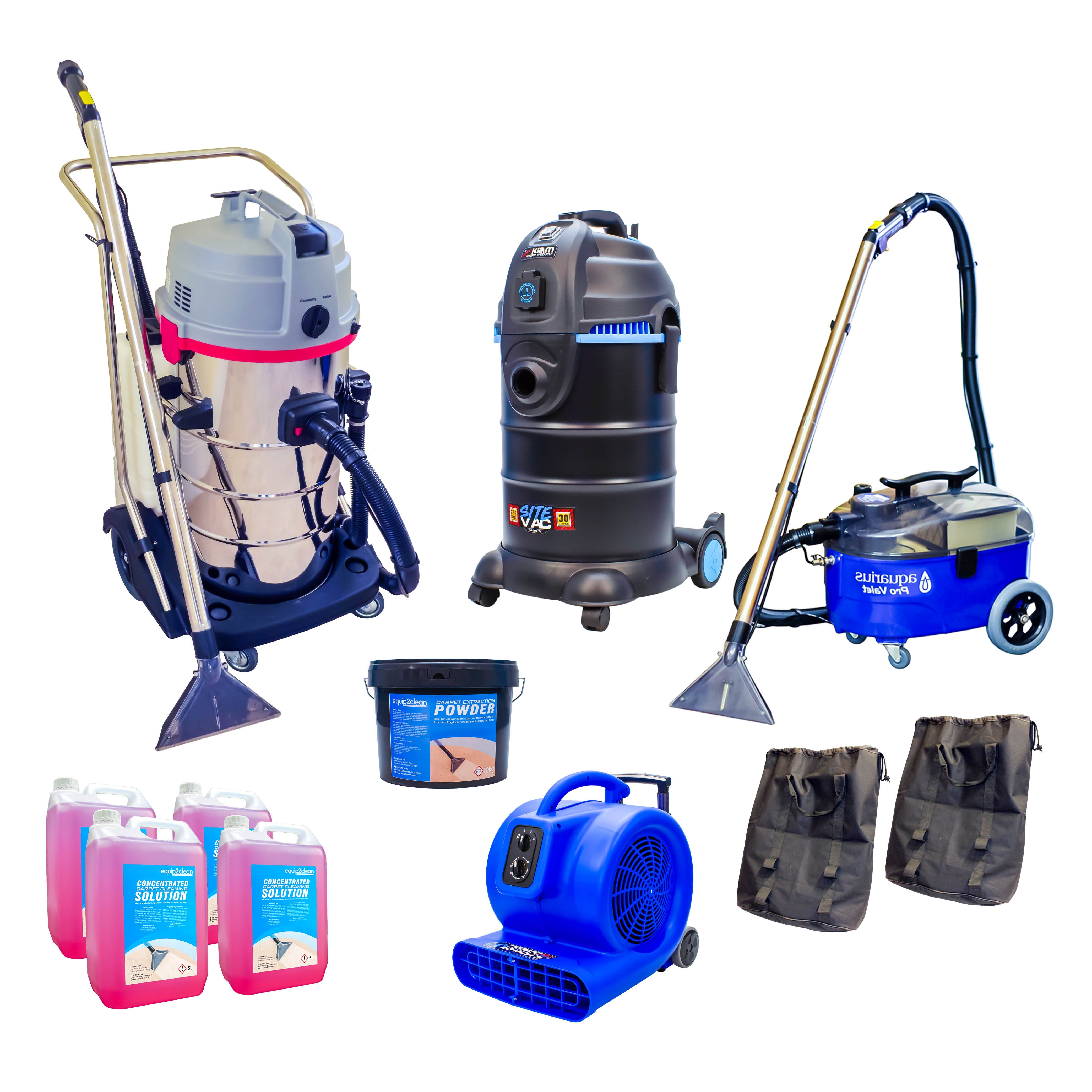 Professional Carpet and Upholstery Cleaning Equipment Business Start-Up Pack (Aquarius Contractor)