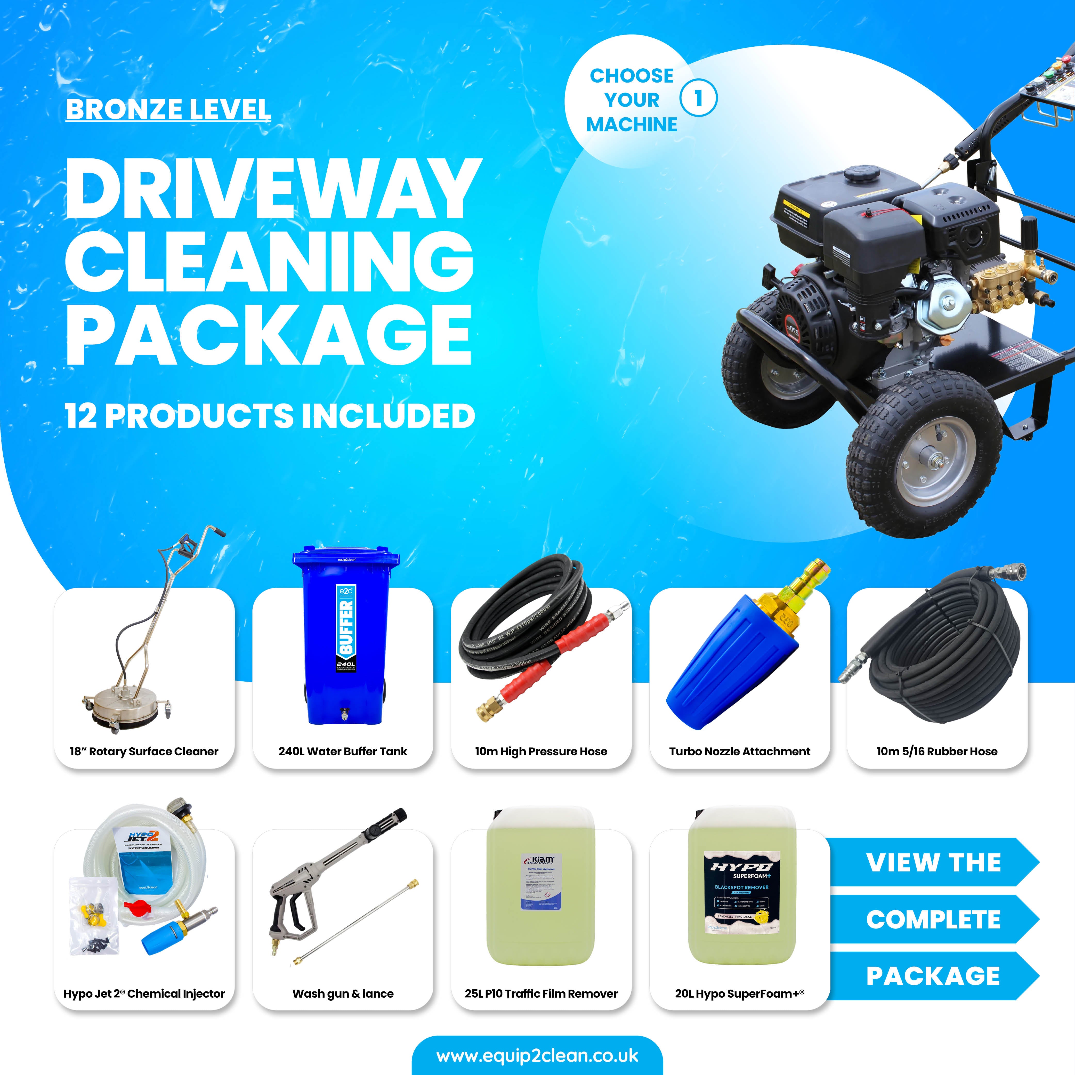 Bronze Driveway Cleaning Specialist Business Start-up Package