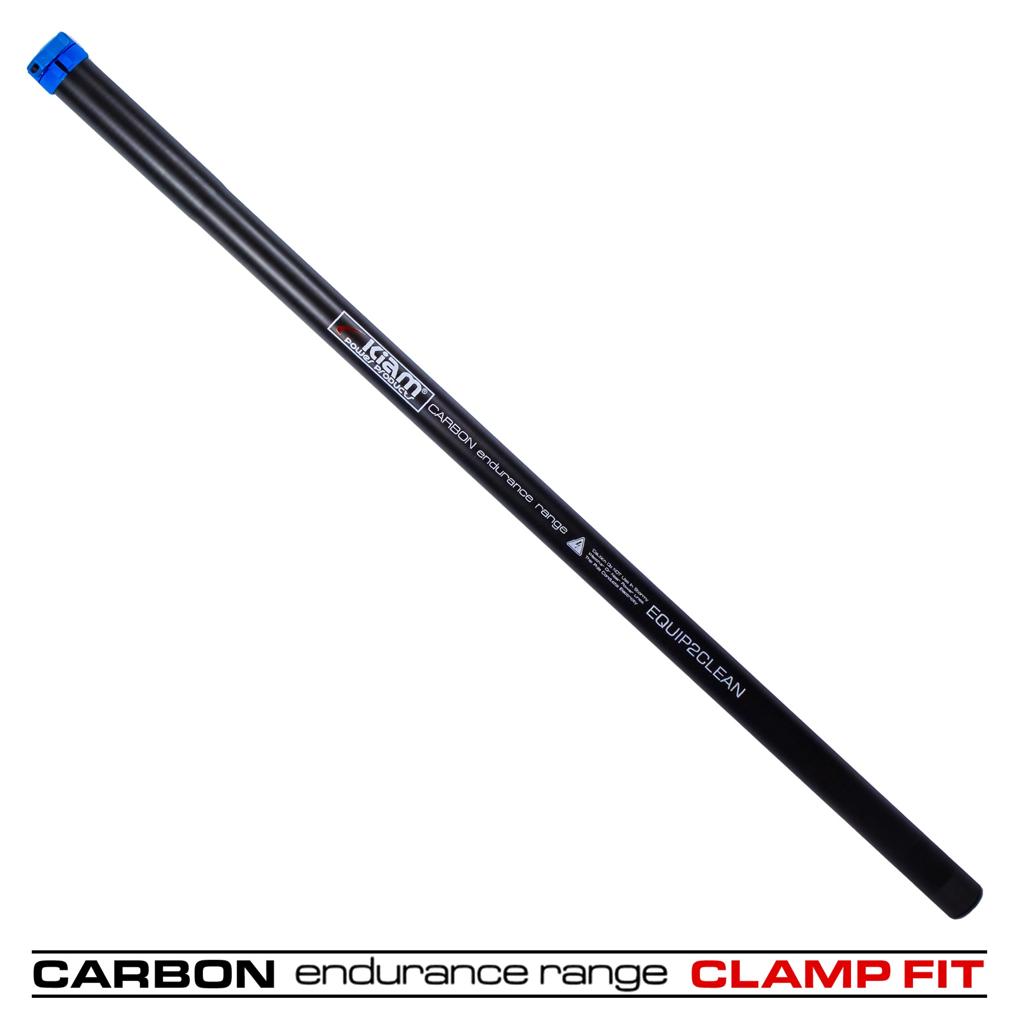 Clamped Carbon Fibre Gutter vacuum pole (51mm Diameter)