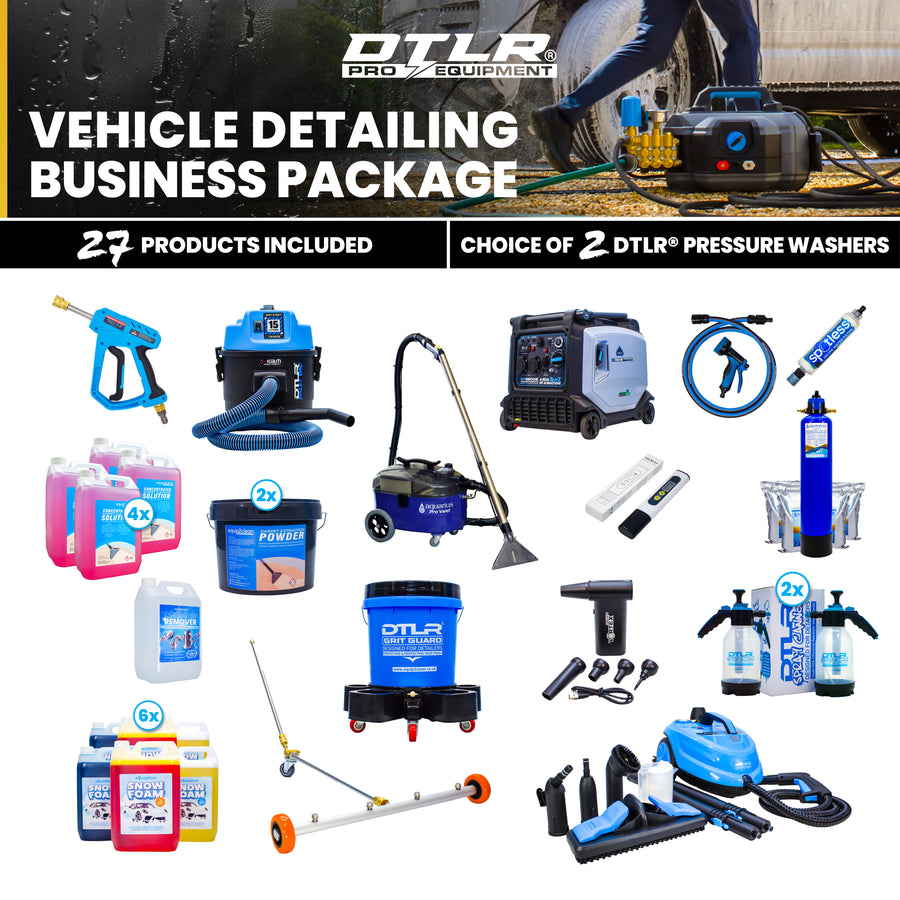 Gold Car Detailing Business Start-Up Package