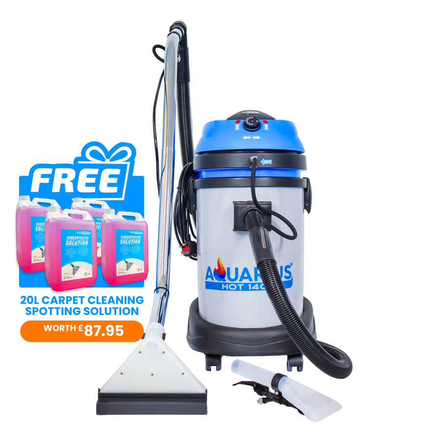 Aquarius Hot 1400 Professional Hot Water Carpet and Upholstery Cleaner