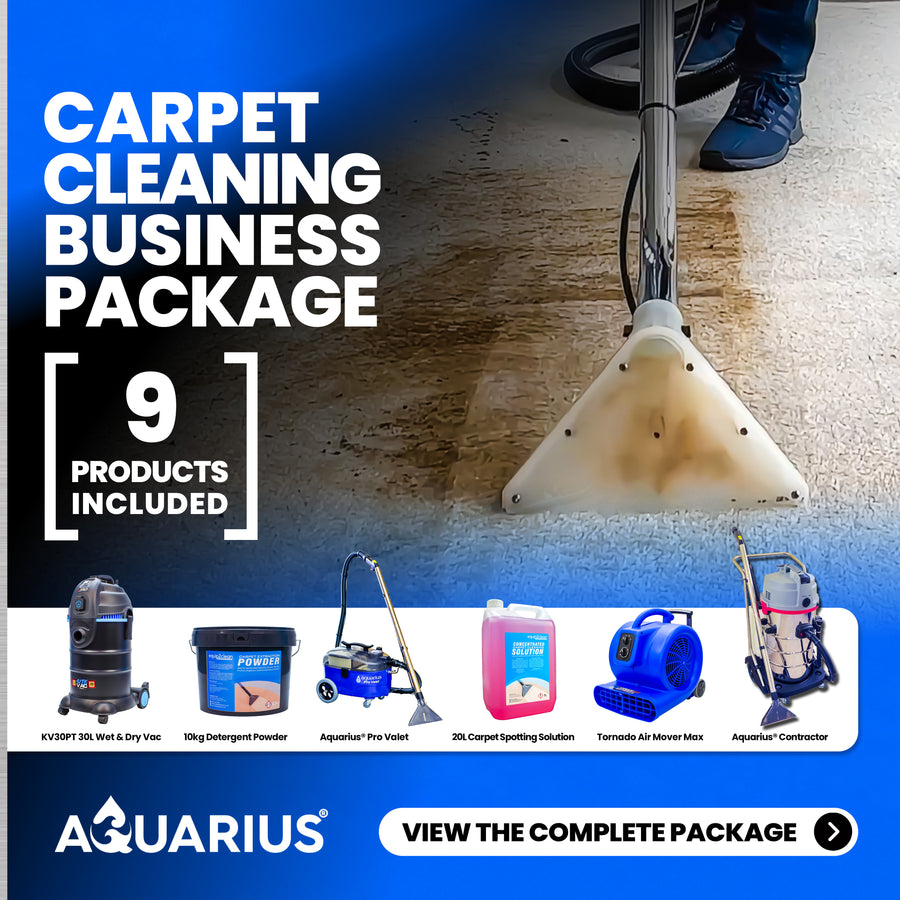 Silver Professional Carpet and Upholstery Cleaning Equipment Business Start-Up Pack (Aquarius Contractor)