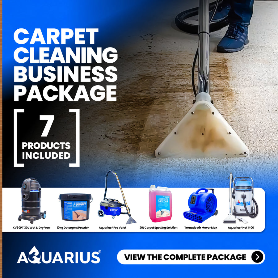 Bronze Professional Carpet & Upholstery Cleaning Equipment Business Start-Up Pack (Aquarius Hot 1400)
