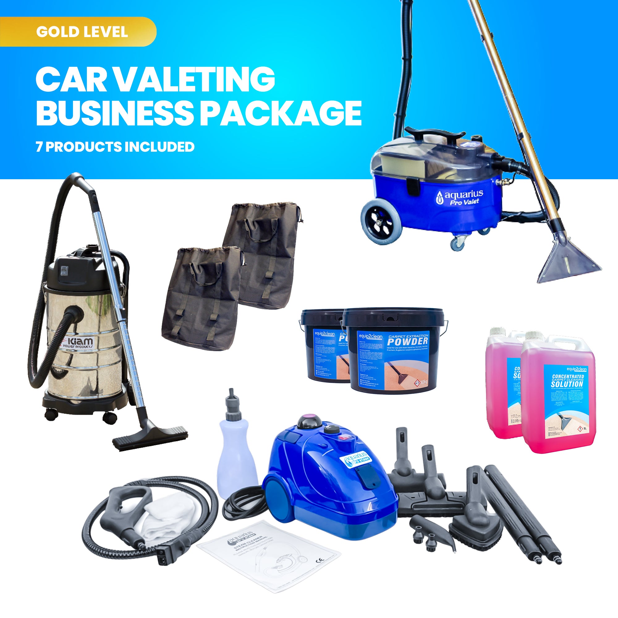 Gold - Interior Car Valeting Business Start-Up Package