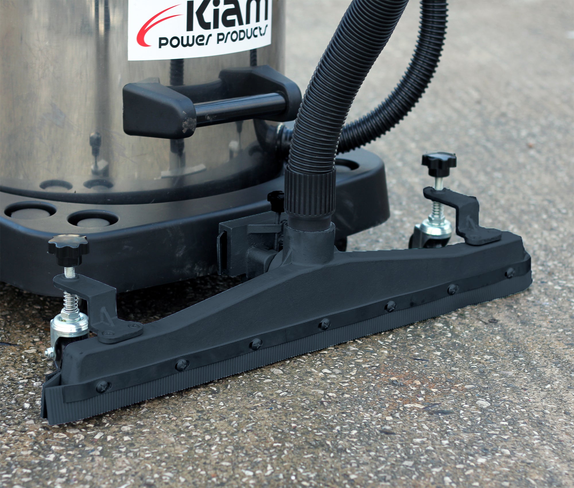 Kiam Warehouse Workshop Vac KV100-3F 3600W Wet & Dry with Front Mounted Squeegee