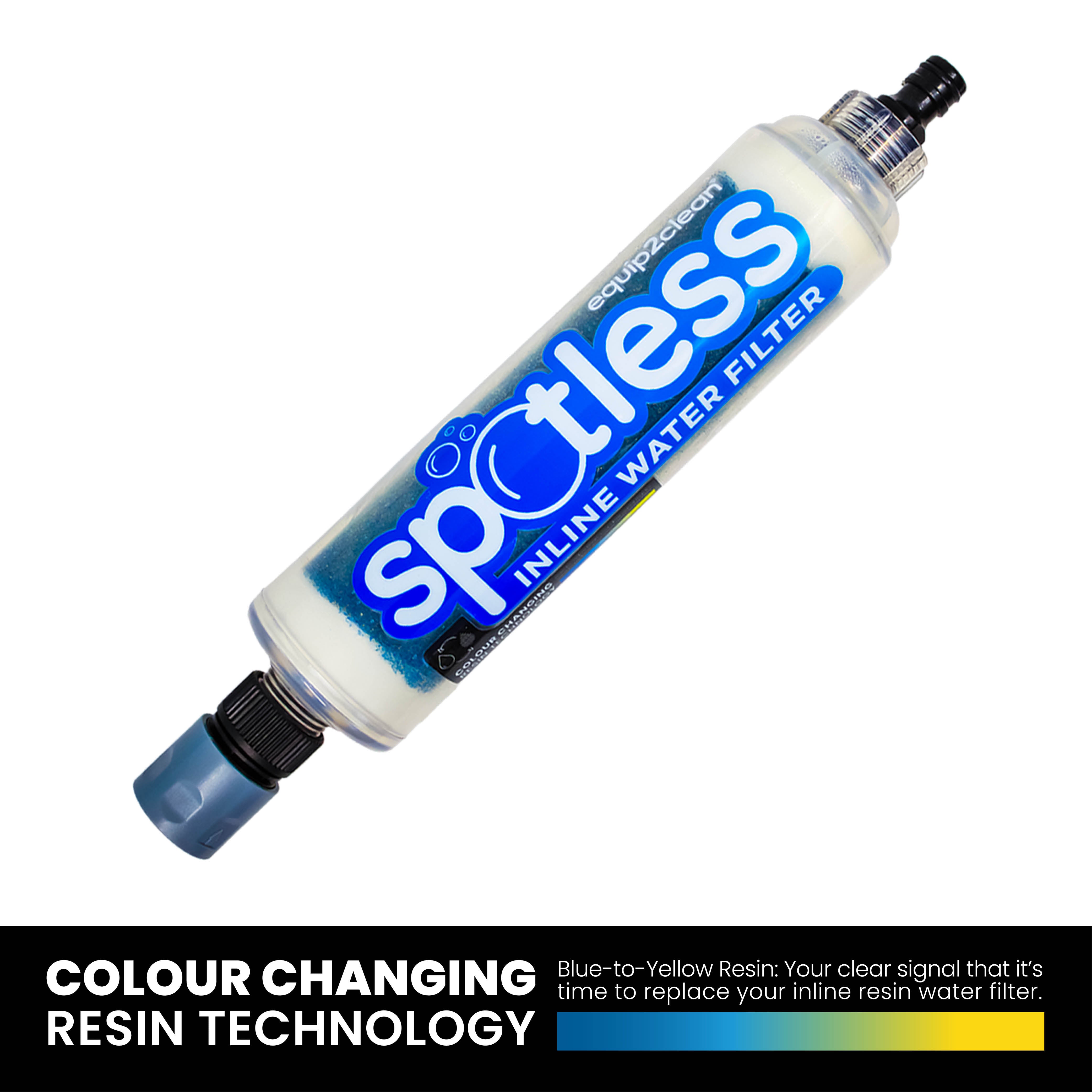 Colour Changing DI-Resin Spotless Filter - New Improved Formula