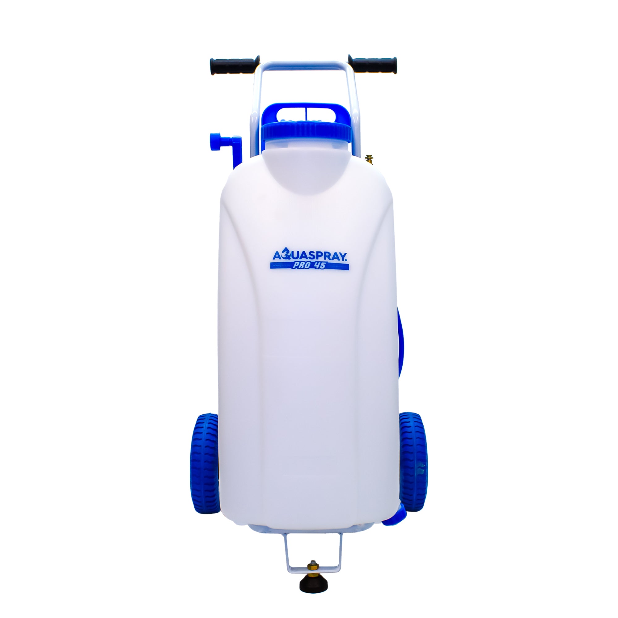 Aquaspray Pro Réservoir de pulvérisation d'eau à piles de 45 L avec poteau de 25 pieds et système de raclette
