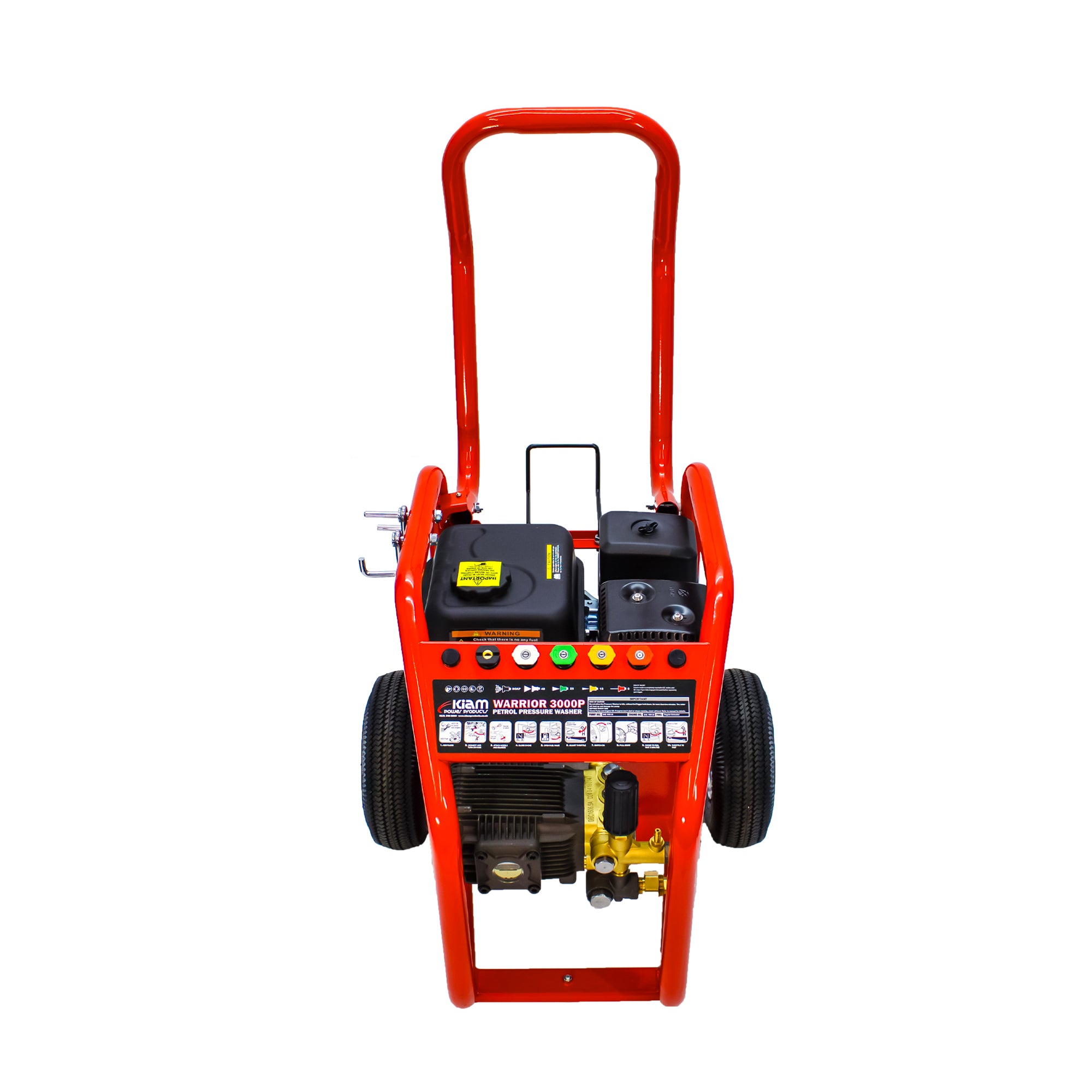 Kiam Warrior 3000P Petrol High Pressure Washer Jet Cleaner (6.5HP)