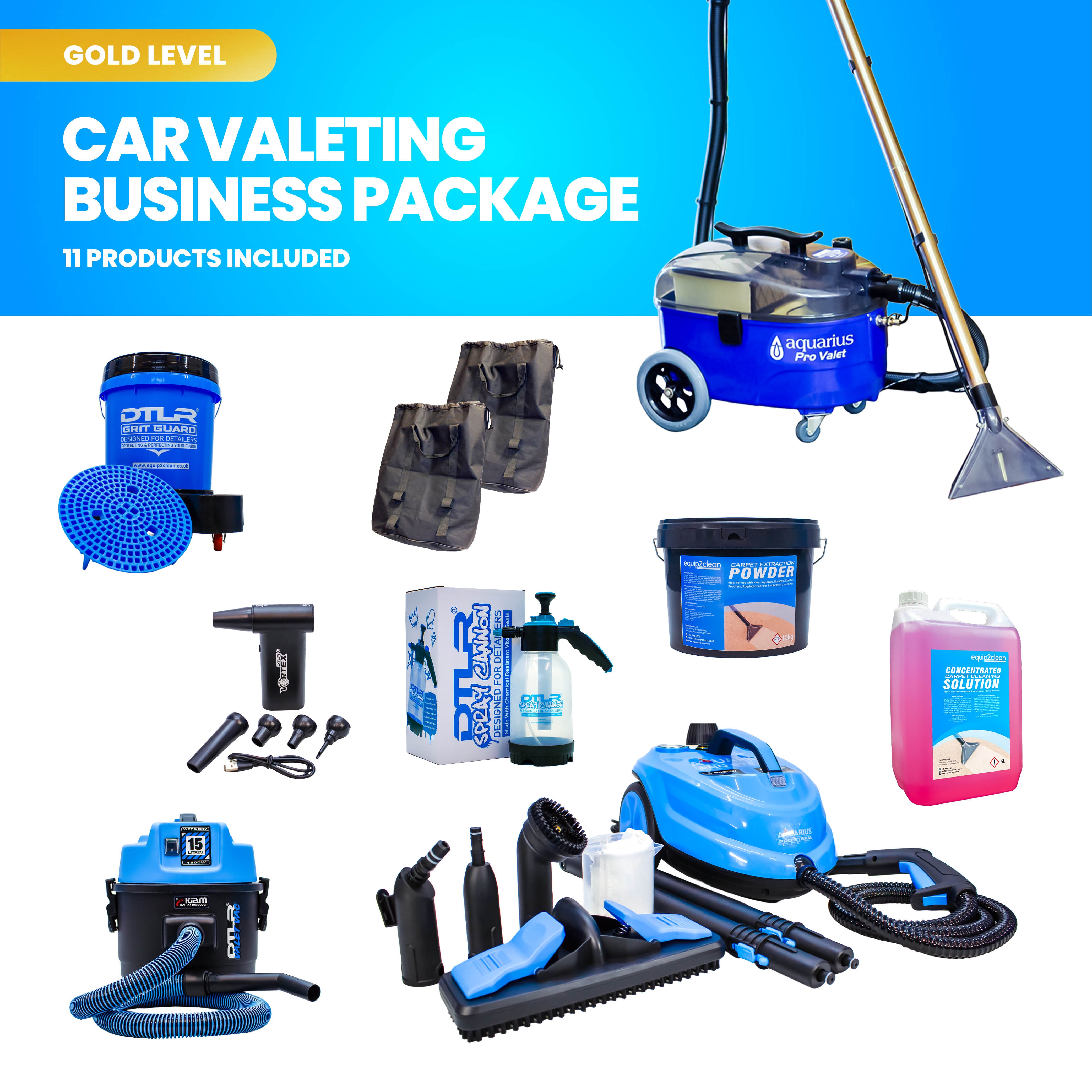 Gold - Interior Car Valeting Business Start-Up Package