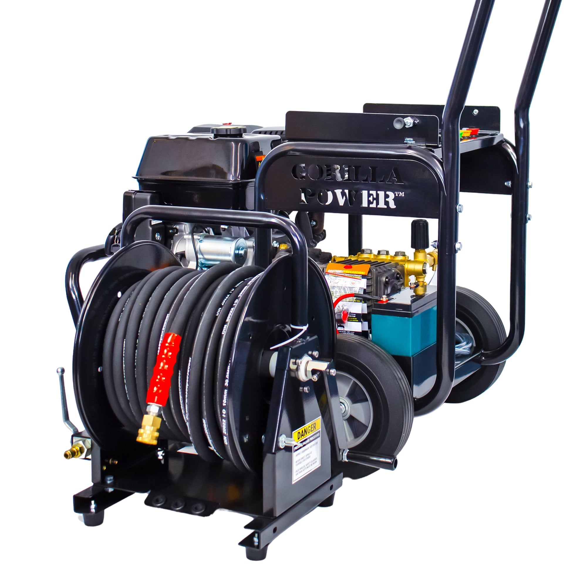 GRADE A Kiam GORILLA POWER® 3600PSI 21LPM 15HP Petrol Pressure Washer Loncin Engine