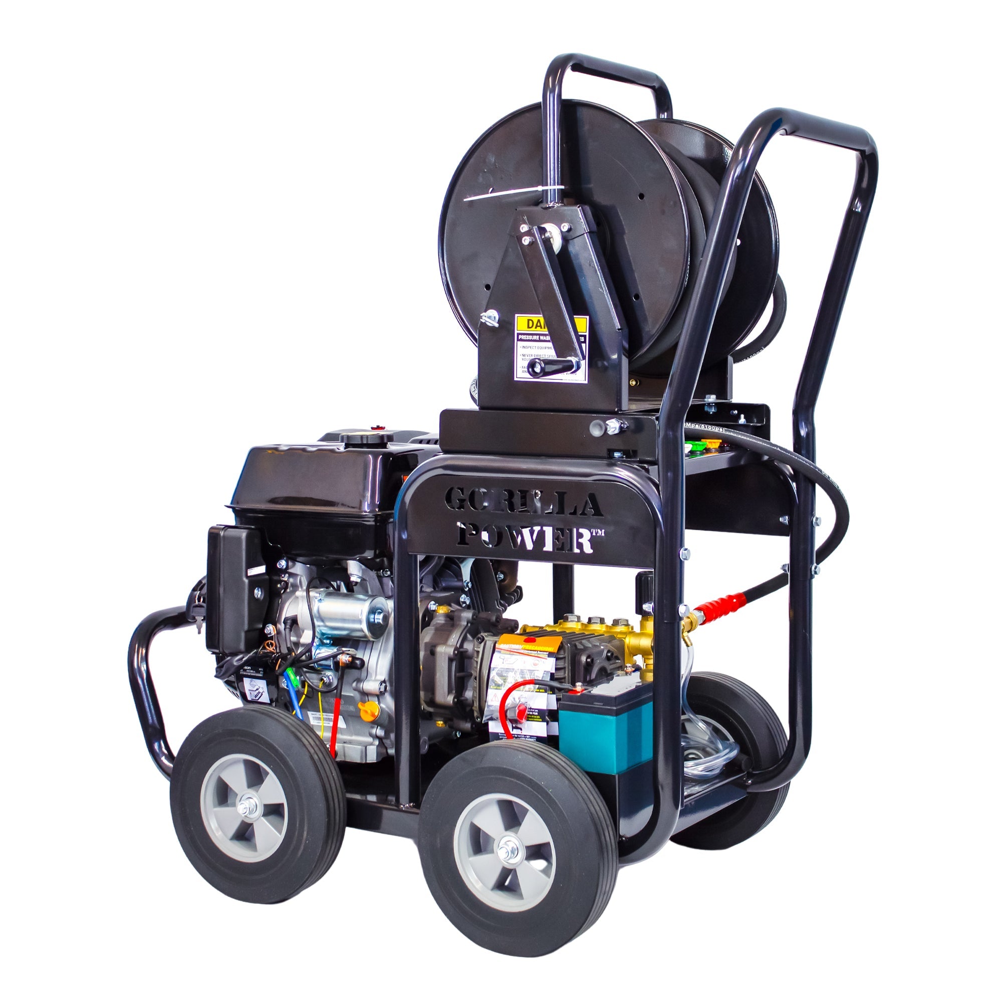 GRADE A Kiam GORILLA POWER® 3600PSI 21LPM 15HP Petrol Pressure Washer Loncin Engine