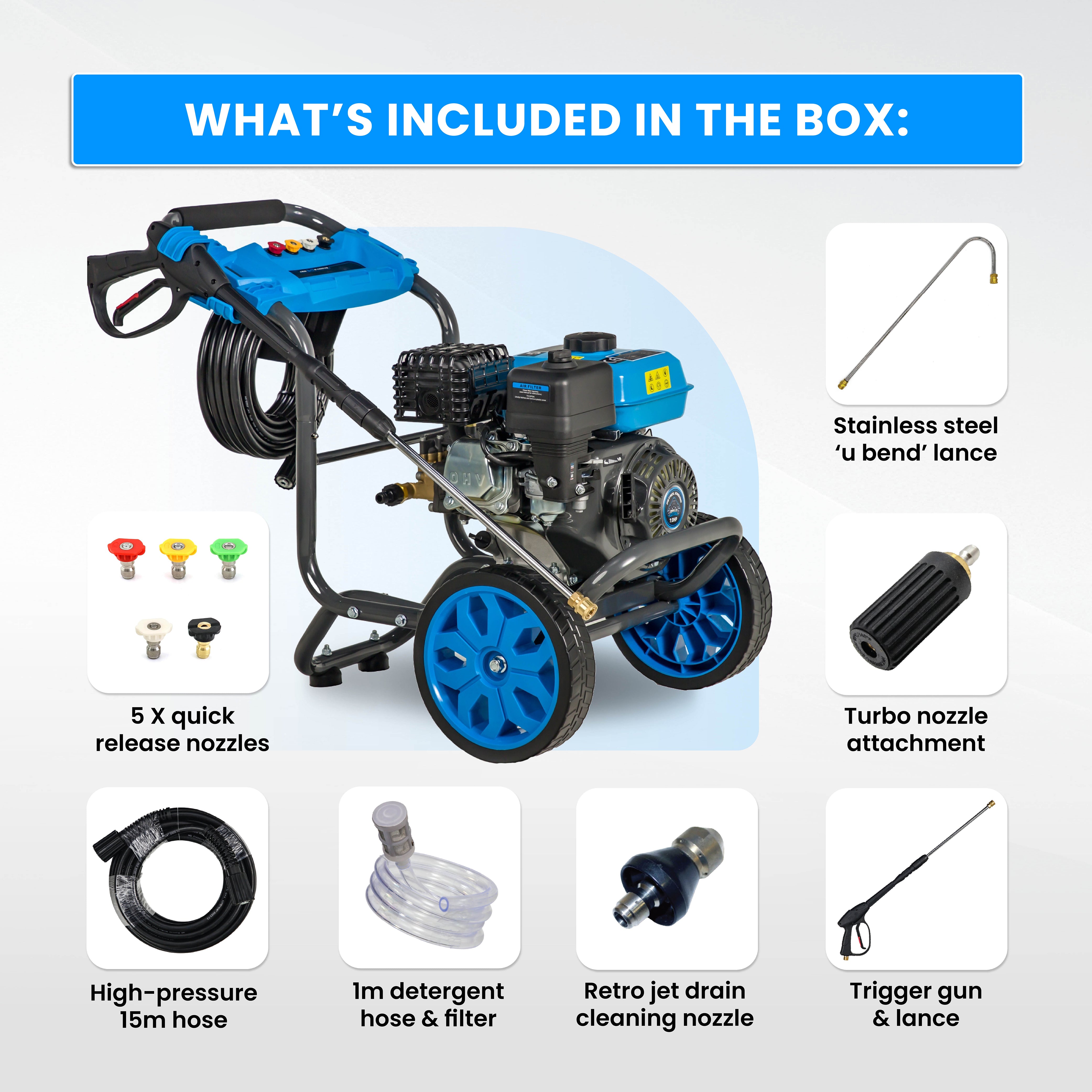 Gorilla Power GP5200ETP Petrol pressure Washer