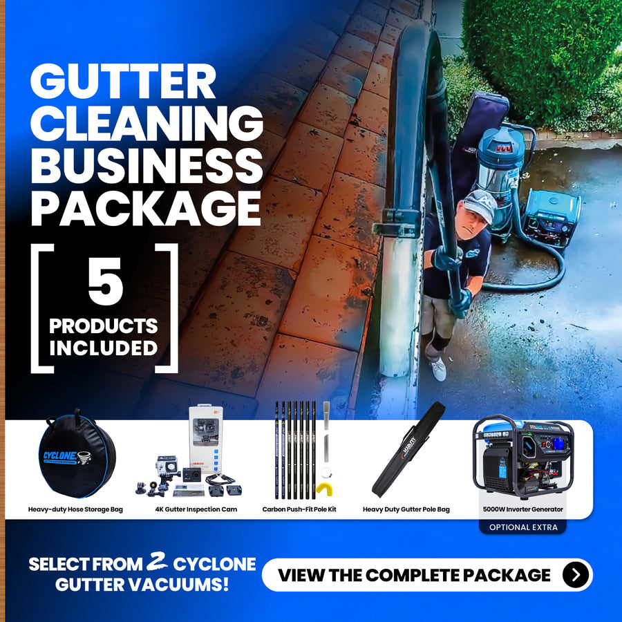 Bronze Gutter Vacuum Business Pack