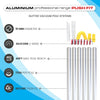 KIT de poteaux d'aspiration de gouttière de 40 pieds, aluminium aérospatial léger (diamètre 51mm)