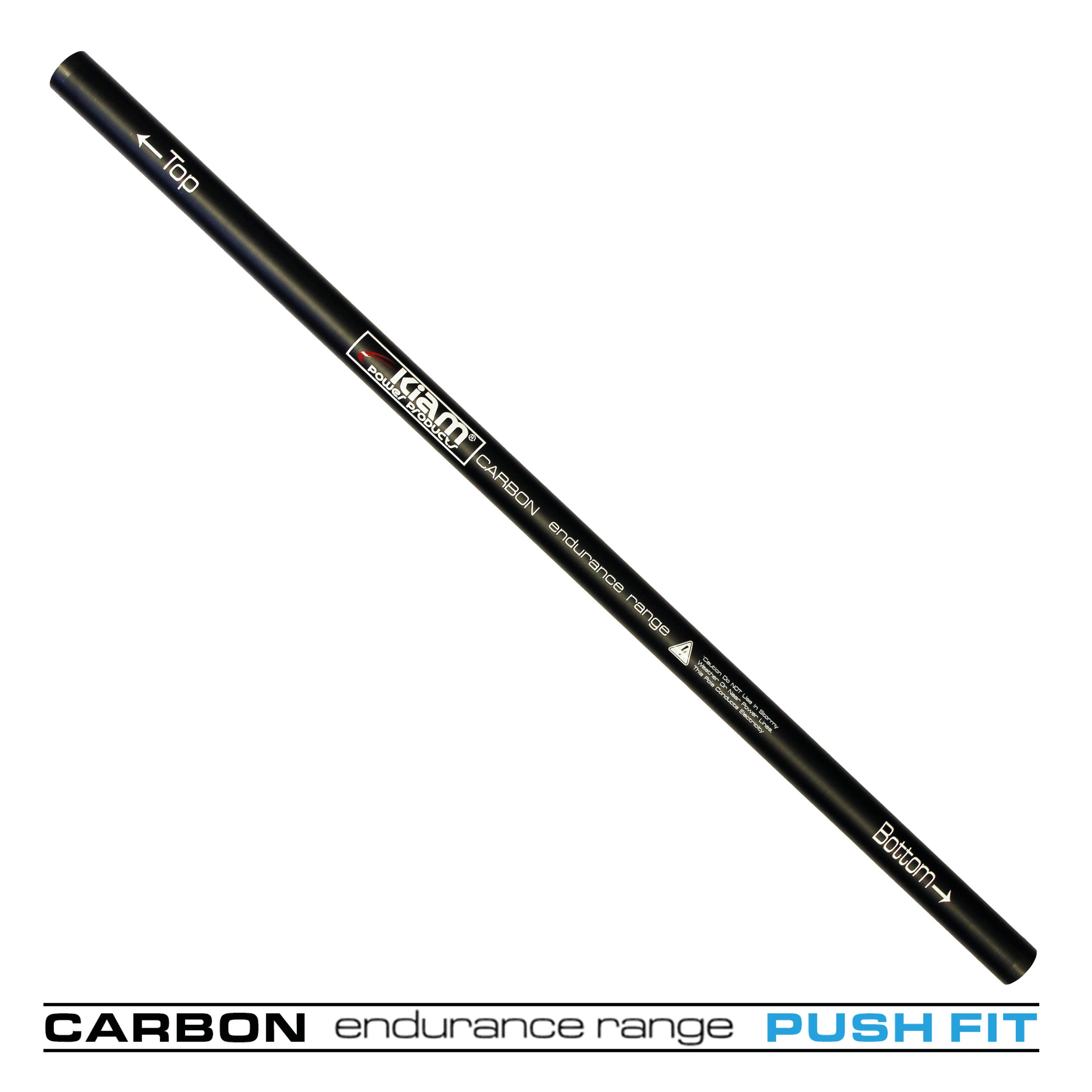 Push-Fit Gutter Vacuum Pole Carbon Fibre (51mm Diameter)