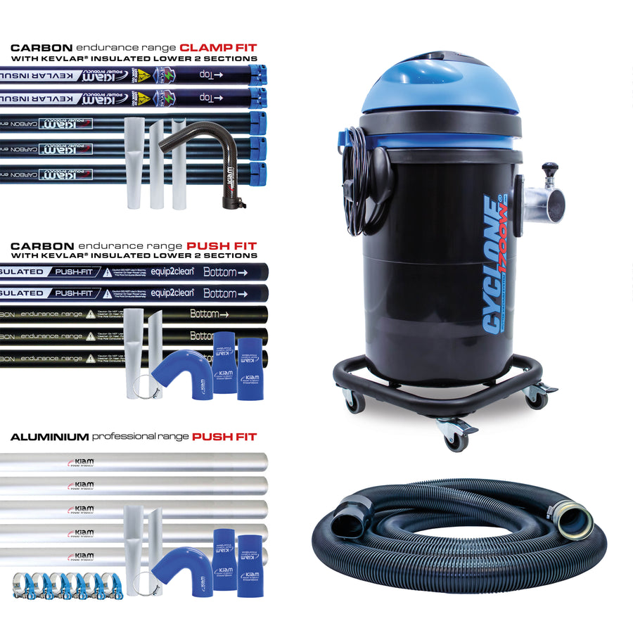 Cyclone 1700W Lightweight Gutter Vacuum 37L