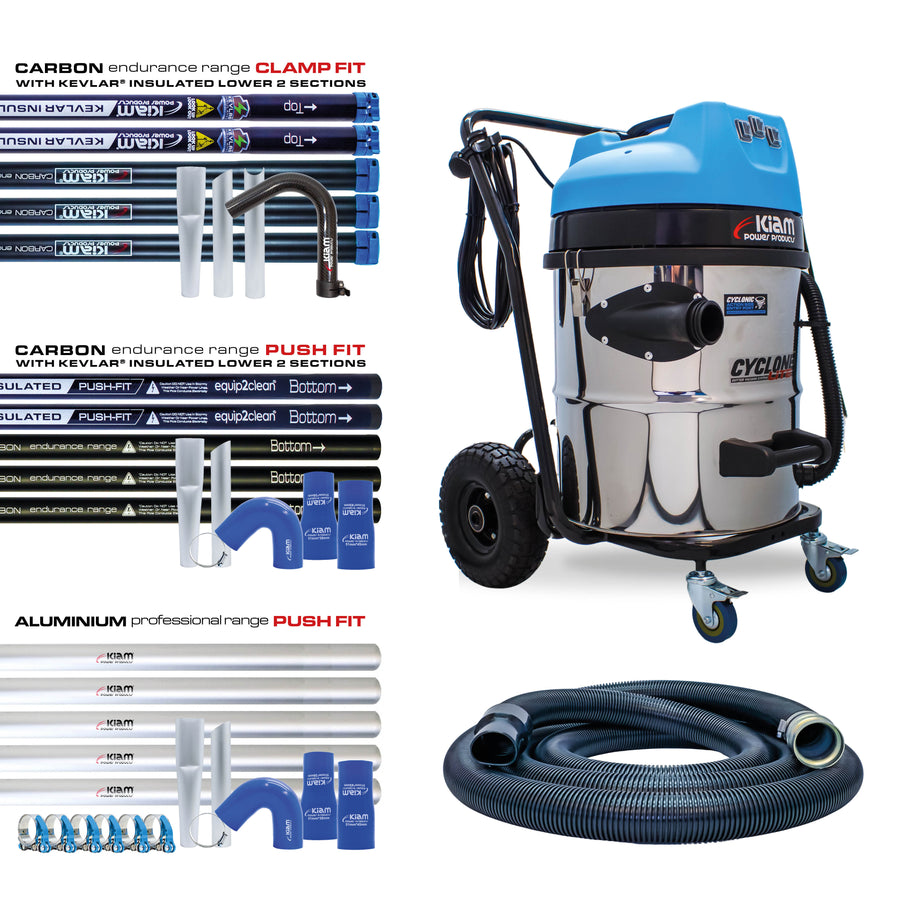 Cyclone Lite® KV60 Gutter Vacuum 3600W - Side Entry