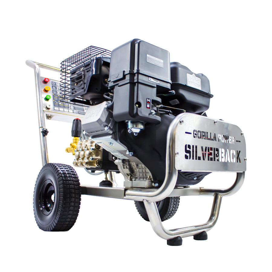 SILVERBACK 15 LPM 250 Bar Petrol Pressure Washer | AR Pump | Electric Start