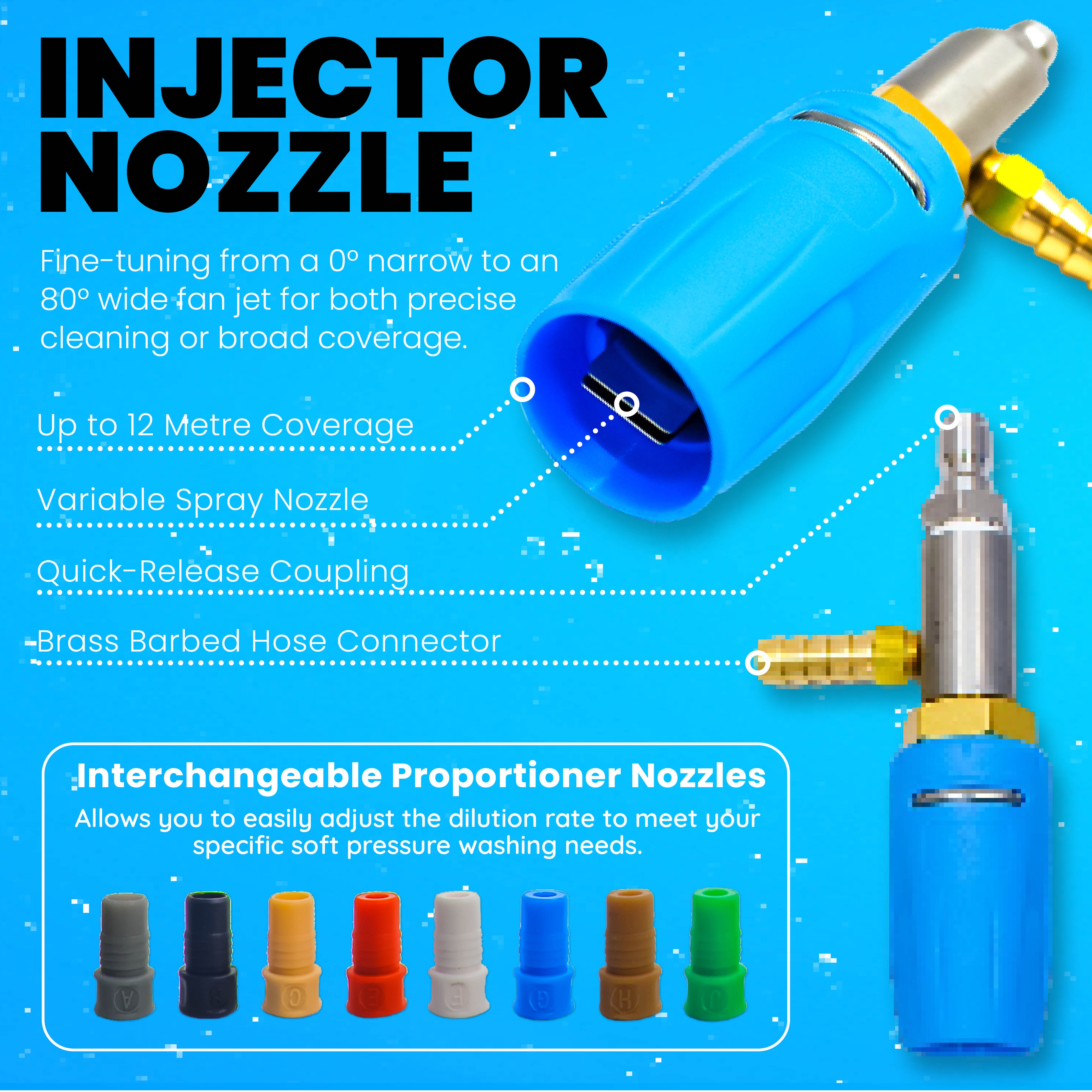 Injecteur chimique Hypo Jet Applicateur Softwash 