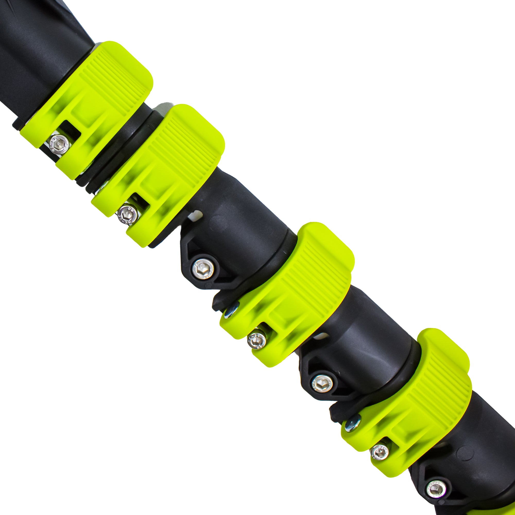 5.5m (18') Lightweight Aluminium Telescopic Lance with Brush – 6 Section, 4200 PSI