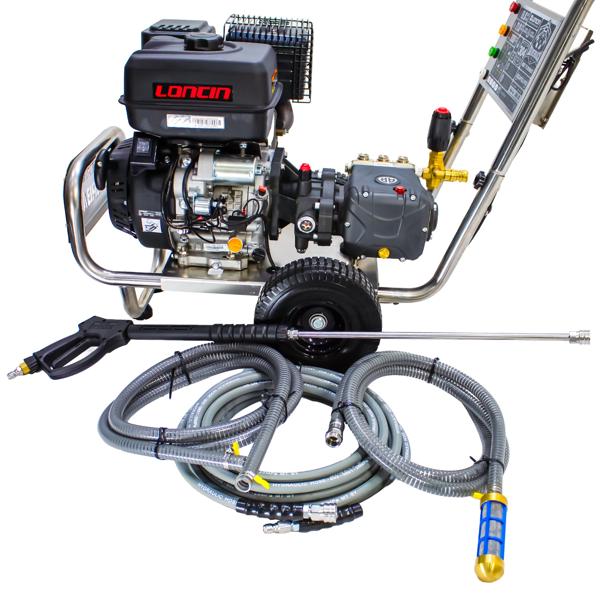 SILVERBACK 21 LPM 200 Bar Petrol Pressure Washer | AR Pump | Electric Start