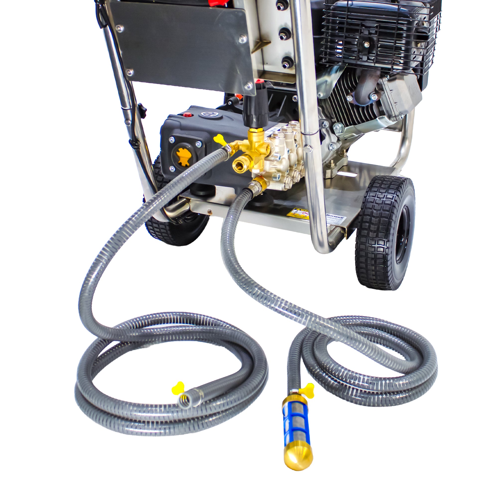 SILVERBACK 21 LPM 200 Bar Petrol Pressure Washer | AR Pump | Electric Start