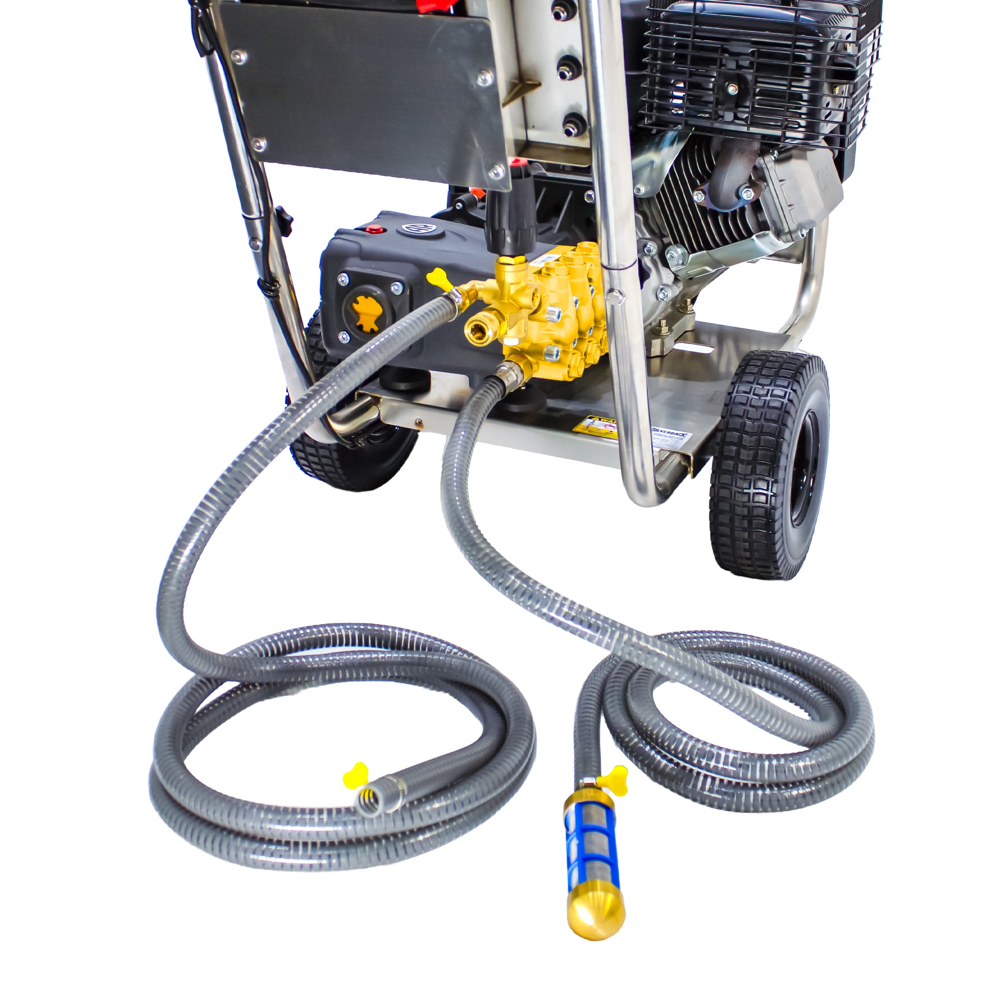 SILVERBACK 15 LPM 250 Bar Petrol Pressure Washer | AR Pump | Electric Start