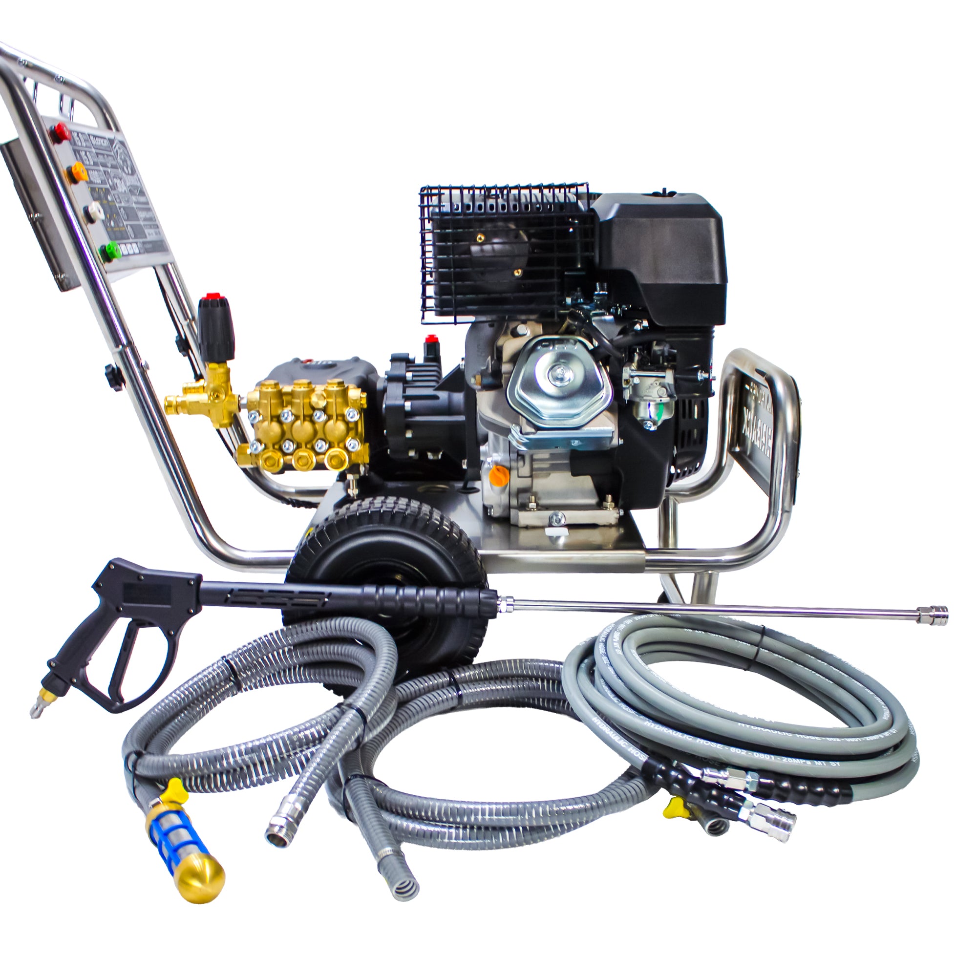 SILVERBACK 15 LPM 250 Bar Petrol Pressure Washer | AR Pump | Electric Start