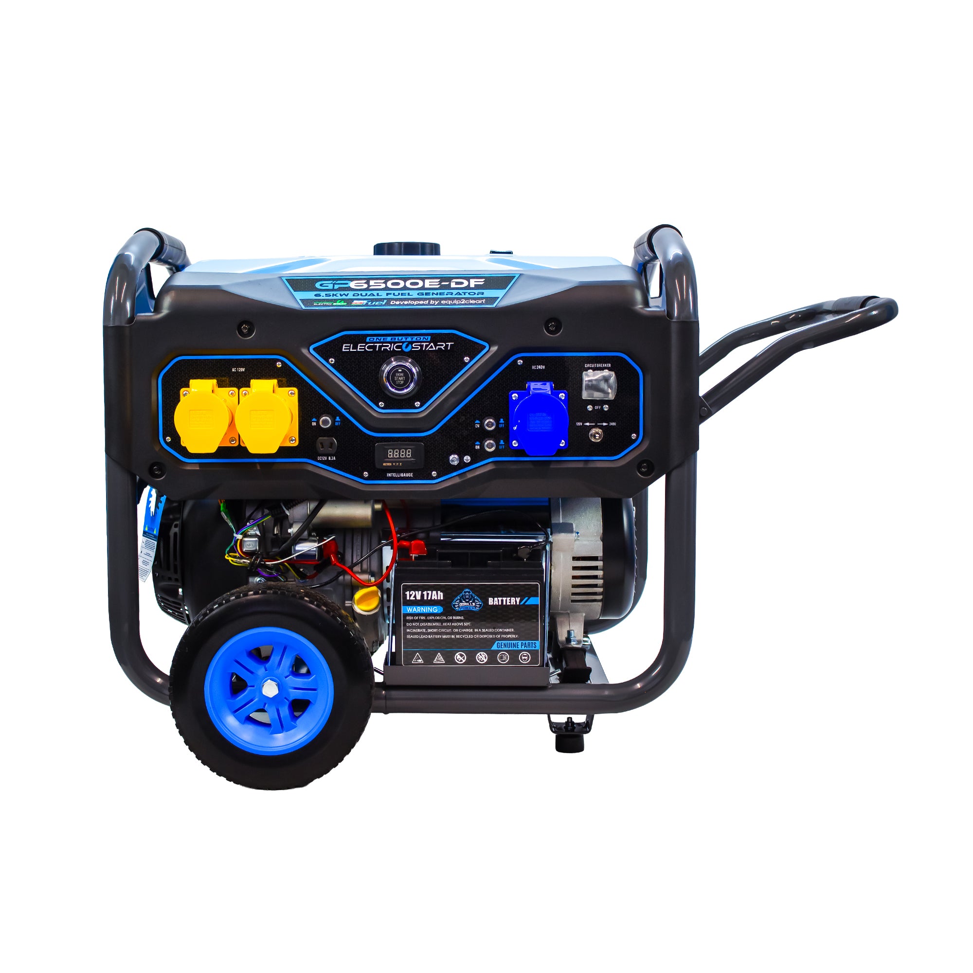 Gorilla Power 6500W Dual-Fuel Generator with Electric Start - GP6500E-DF  – High Performance & Versatile Power