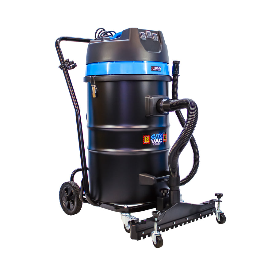 Kiam Warehouse Workshop Vac KV80-3F 3600W humide et sec avec raclette montée à l'avant