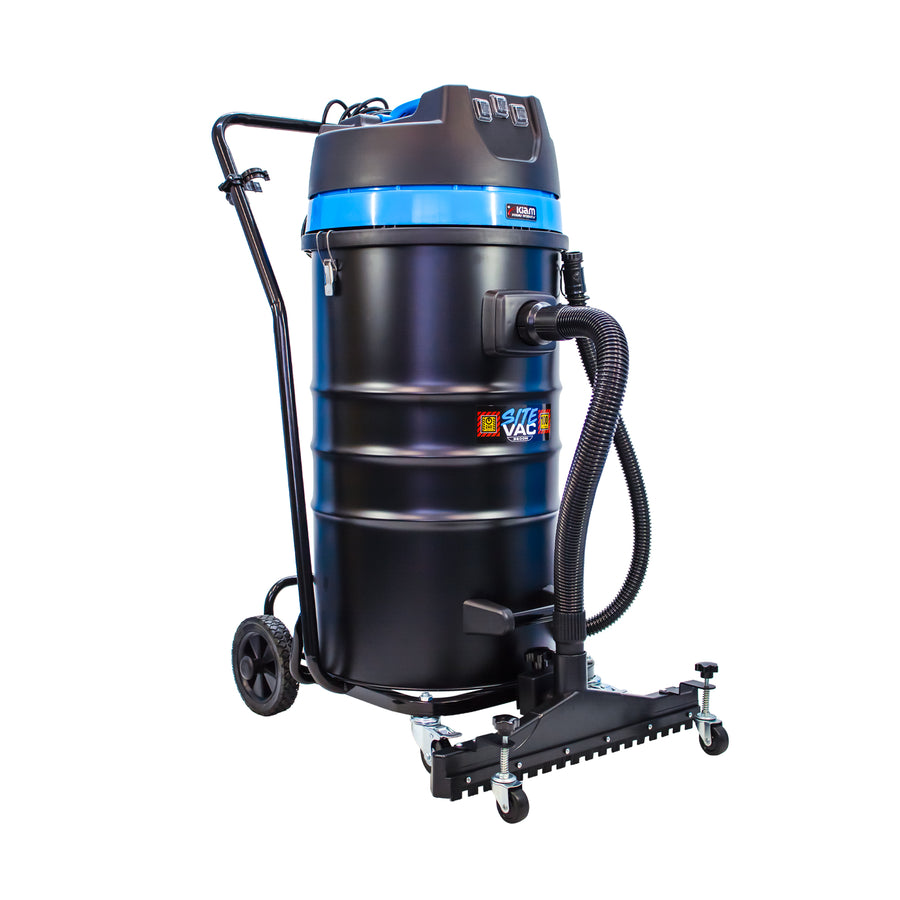Kiam Warehouse Workshop Vac KV100-3F 3600W humide et sec avec raclette montée à l'avant