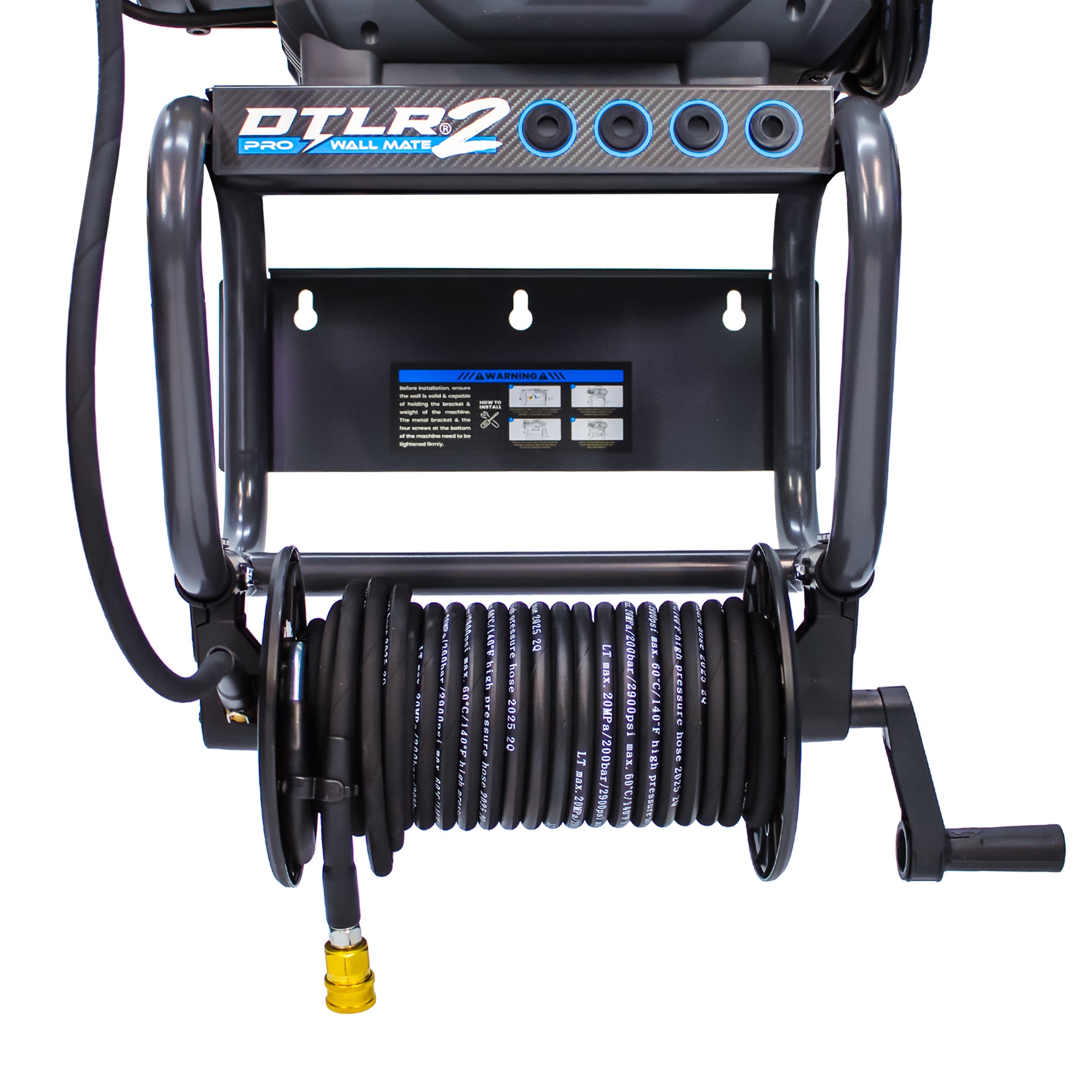 Kiam DTLR2 PRO® Wall Mount Frame and Hose Reel