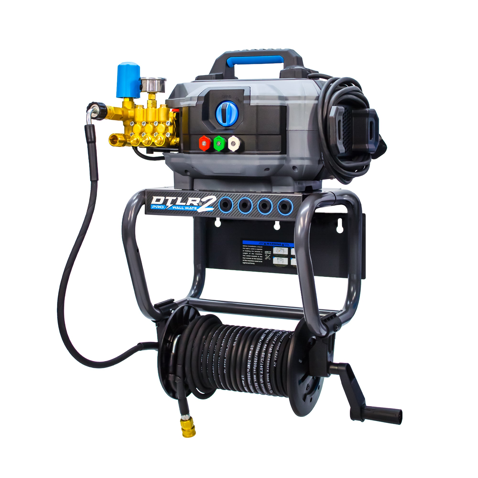 Kiam DTLR2 PRO® Wall Mount Frame and Hose Reel