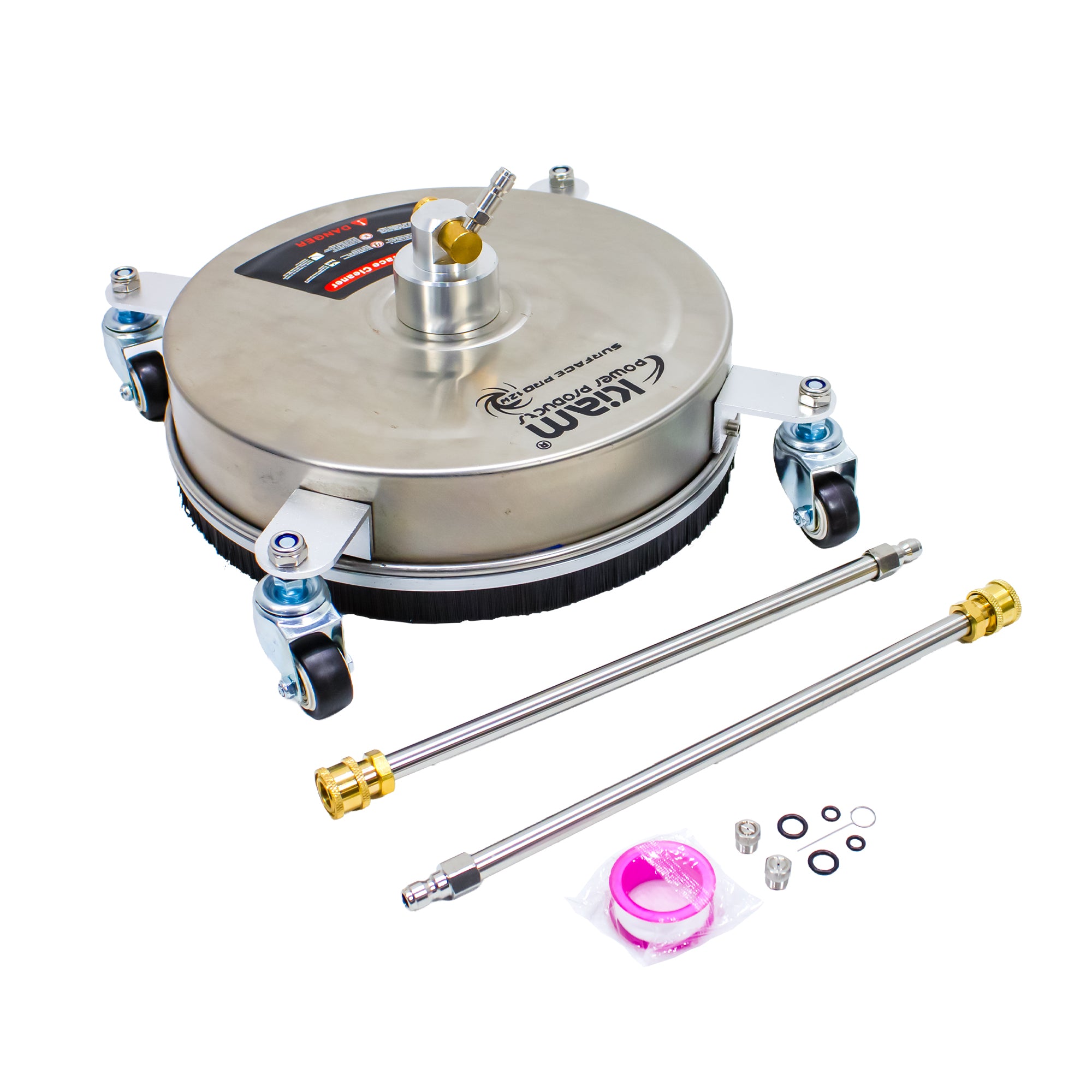 Kiam SurfacePro 12 Nettoyeur de surface rotatif pour outils de sol en acier 12"