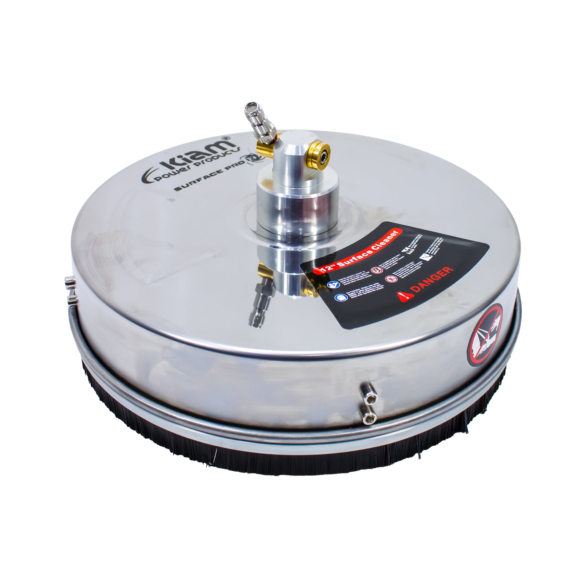 Kiam Surface Pro 12 Nettoyeur de surface rotatif pour sols et murs en acier 12"