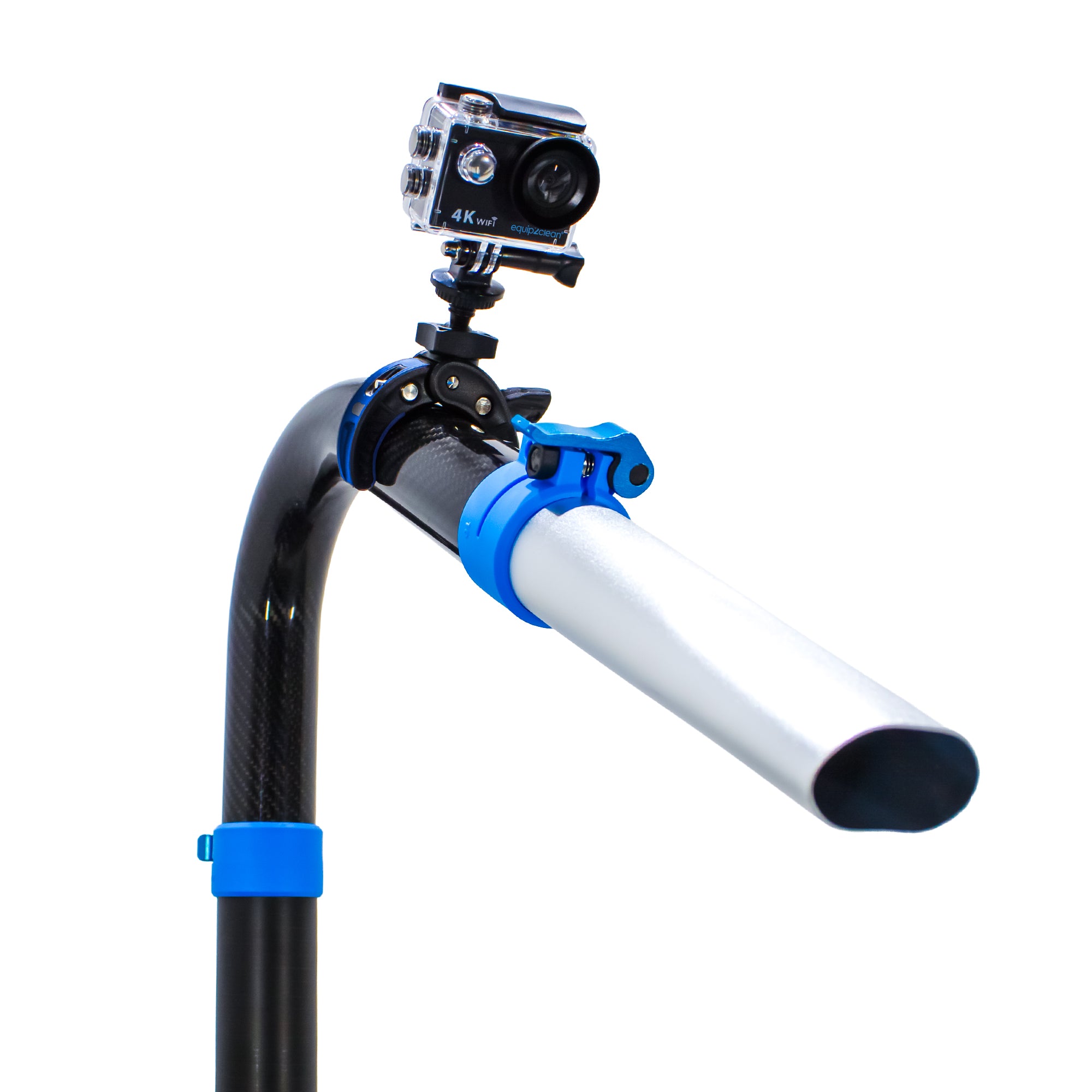 Wireless Gutter Vac WiFi Inspection Camera (Inc. Pole Brackets & Phone Holder)