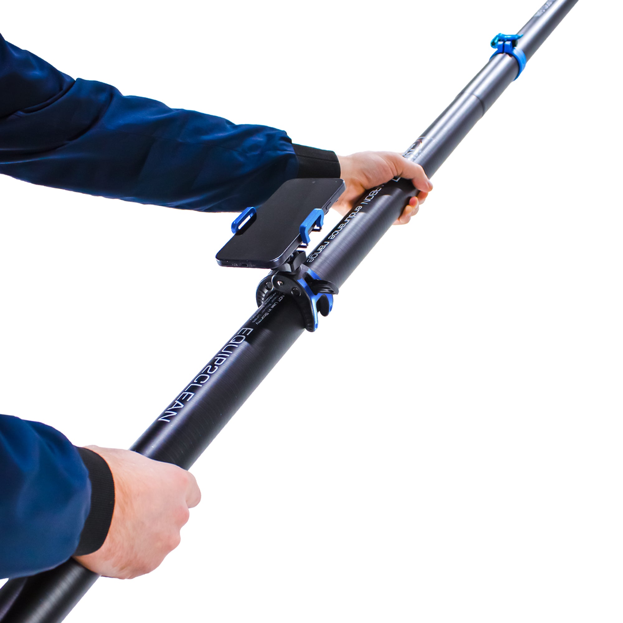 Wireless Gutter Vac WiFi Inspection Camera (Inc. Pole Brackets & Phone Holder)